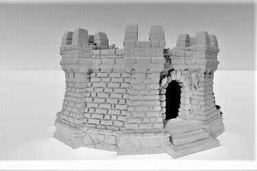 Ulvheim Small Tower, 28mm, Tower, Dnd Terrain, Gaming Miniature, Tabletop Scenery