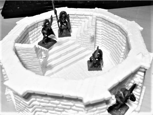 Ulvheim Small Tower, 28mm, Tower, Dnd Terrain, Gaming Miniature, Tabletop Scenery