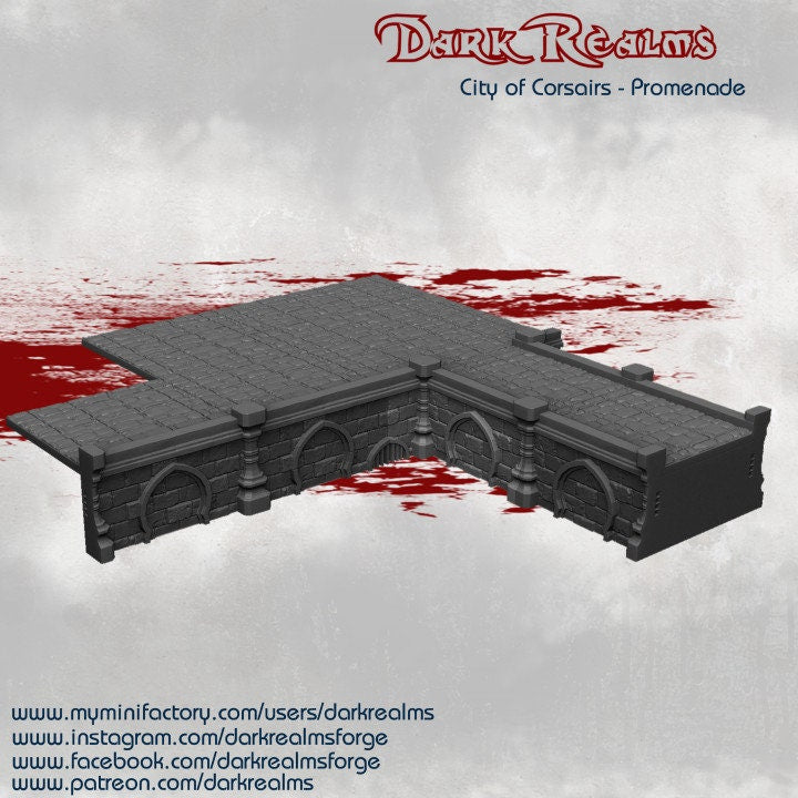Harbor Watch Tower - Dark Realms - Warhammer- dungeons and dragons Warhammer - 28mm Terrain - Warhammer terrain - Tower Terrain - Tower