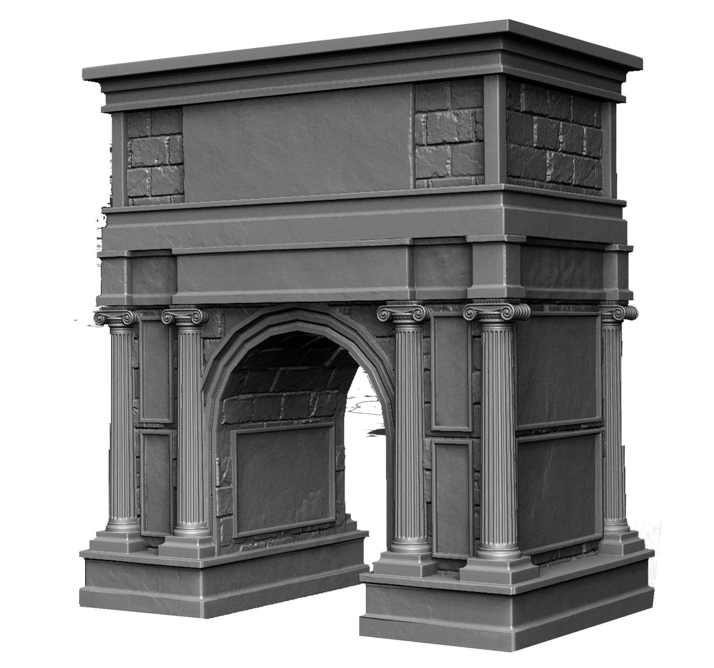 Triumphal Arch - City of Aeterna - Dark Realms - - Dungeons and Dragons - 28mm Terrain - terrain - Pathfinder - AoS