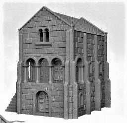 City Building 5 - Arkenfel House 5 - Dark Realms Building 5 - - Dungeons and Dragons - 28mm Terrain - terrain