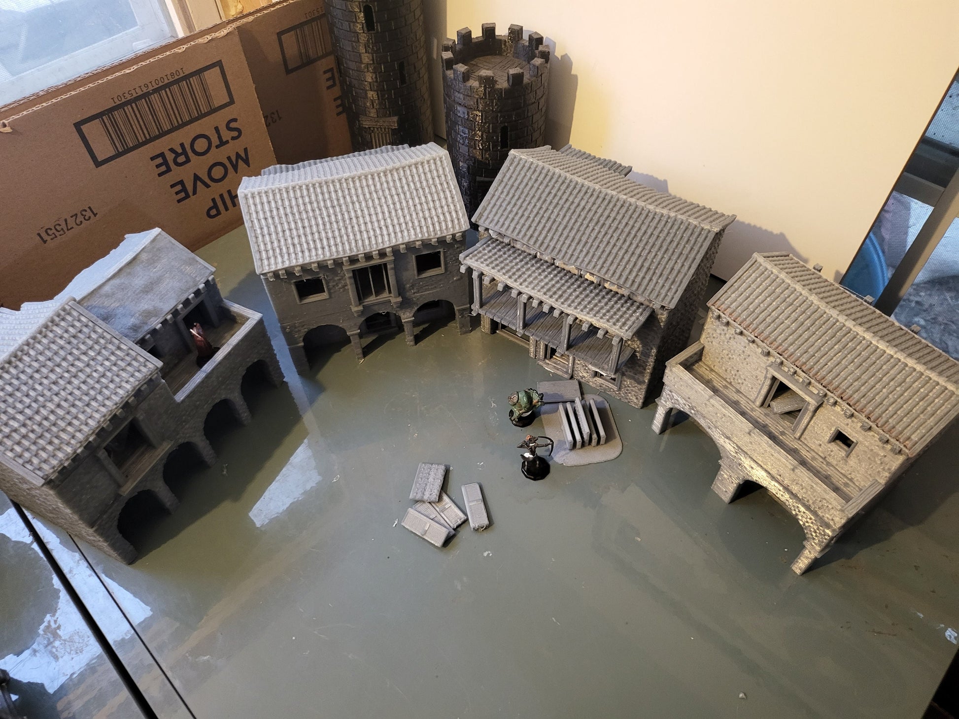 Pirate, Pirate Island, Spanish Island, Tortuga, Pirate Slum, SLum, Dark Realms, Dungeons and Dragons, Gift, Terrain, Tabletop Terrain, 28mm Terrain, Warhammer, Warhammer terrain, Warhammer Pirate, Pirates, DnD Terrain, Treasure Island, Tolkien