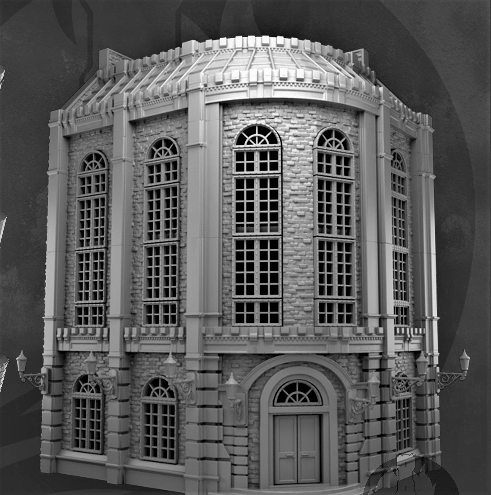 Steampunk, Steampunk Terrain, Warhammer Terrain, Warhammer, Industrial Terrain, Urban Terrain, City Building, Laandan, Gift, Modern Steampunk, Warhammer battle, Tower terrain, City Corner, Terrain, gift, Terrain Gift, 28mm terrain, Tabletop Terrain
