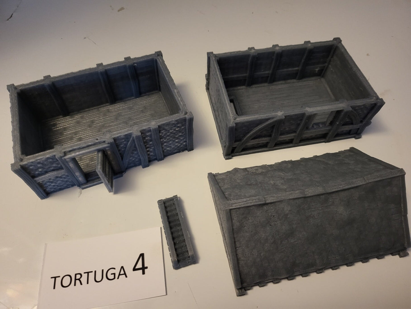 House 4 the Spanish Quarters, Tortuga the Pirate Island, Dark Realms, 28mm Terrain, Warhammer, D&D Terrain