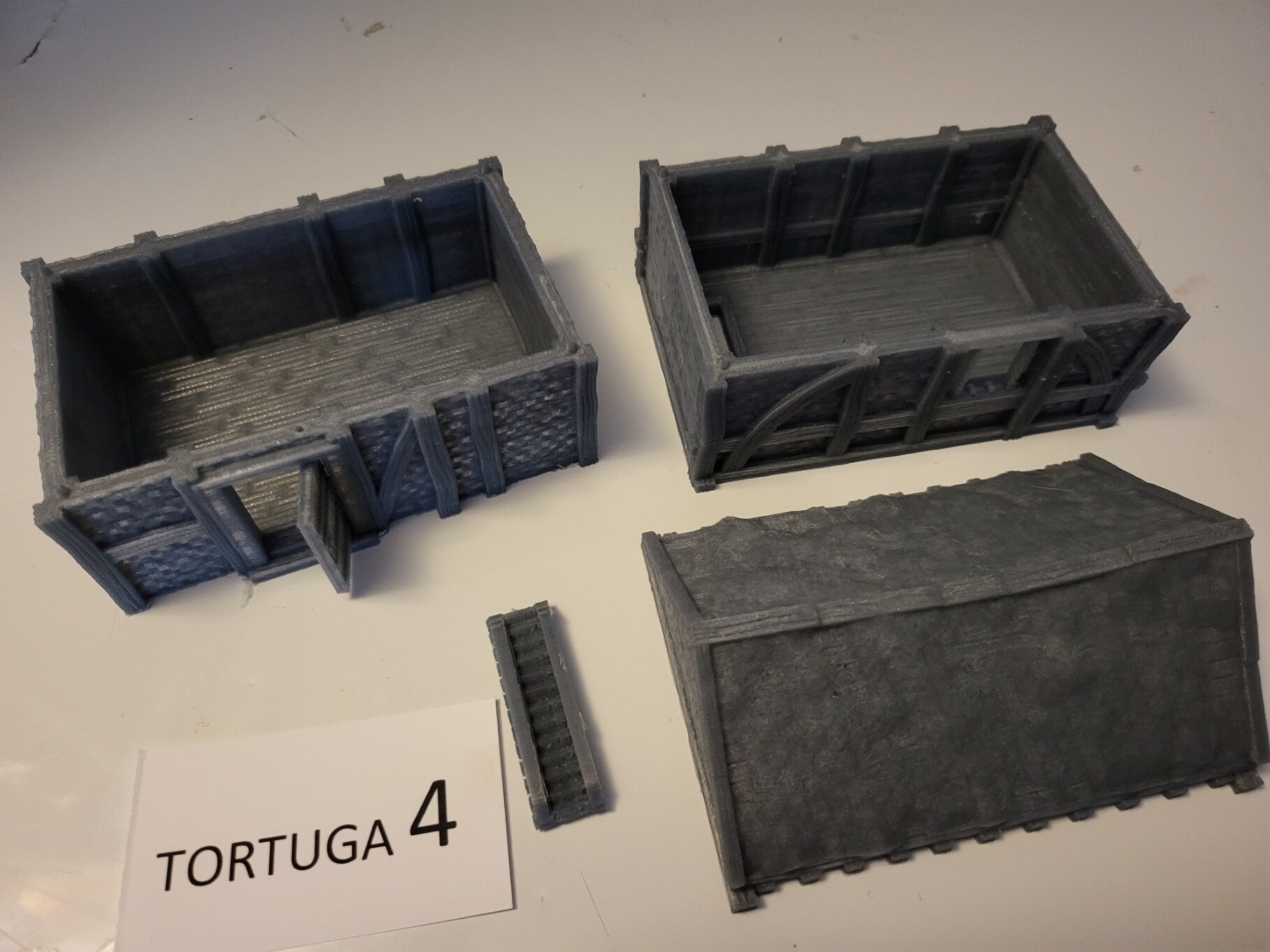 House 4 the Spanish Quarters, Tortuga the Pirate Island, Dark Realms, 28mm Terrain, Warhammer, D&D Terrain