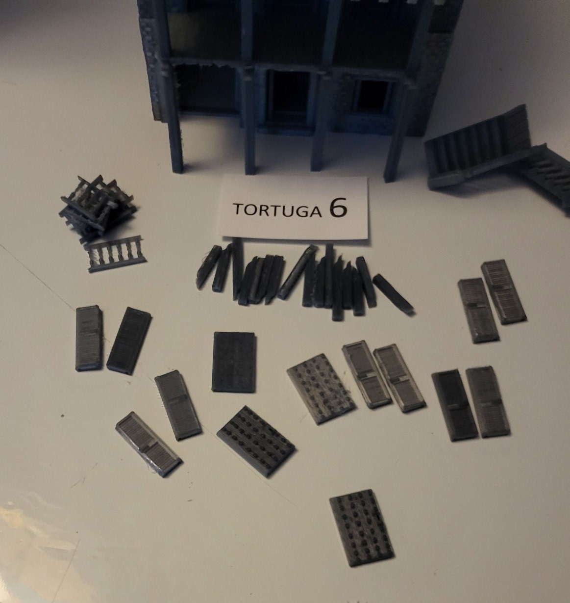 Spanish Quarters - House 6 -Dark Realms- Tortuga the Pirate Island 28mm Terrain - Warhammer Terrain - Dungeons and Dragons Terrain