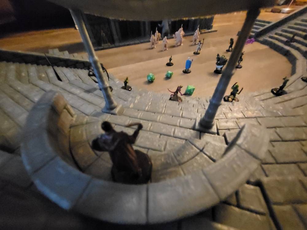 Greek Theater, Arena, Gladiator, Theater, Stage, Gladiator Arena, Coliseum, Fight pit, Thunderdome, Mad Max, Greek, Play, Terrain, Arena Terrain, Dungeons and Dragons, Warhammer, Warhammer Terrain, 32mm Terrain, Tolkien, Great Arena