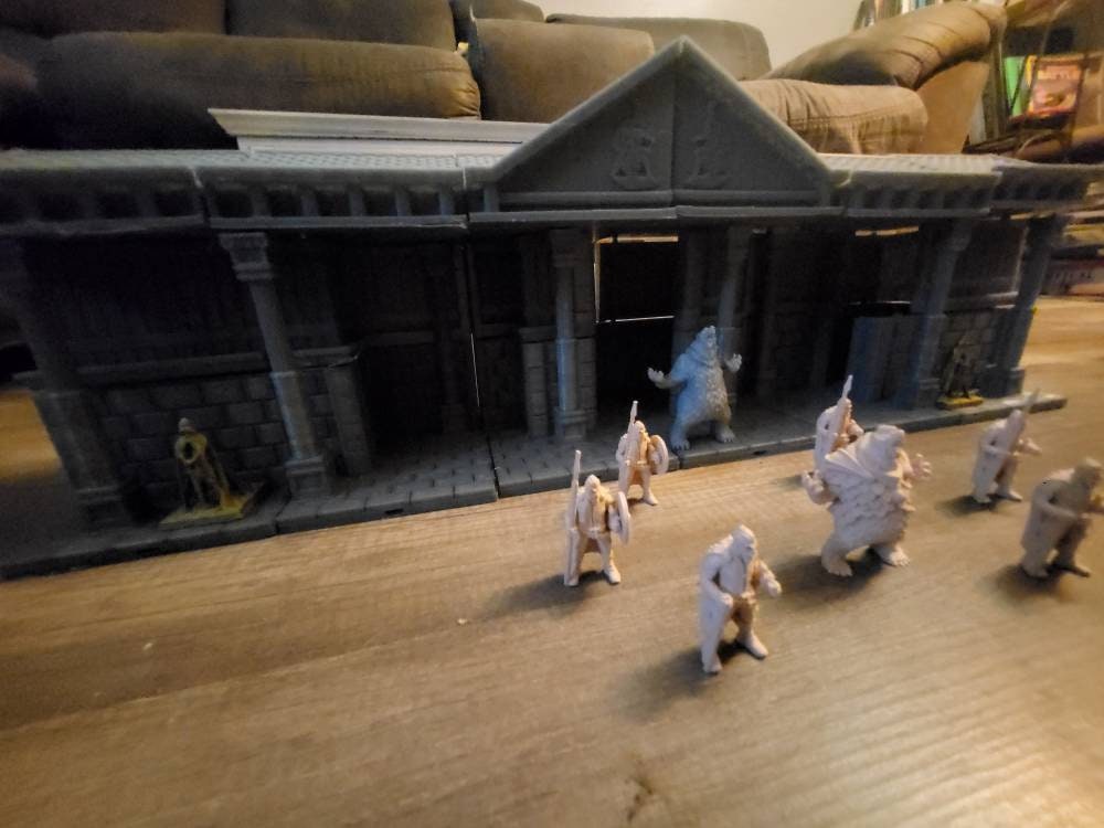 Greek Theater, Arena, Gladiator, Theater, Stage, Gladiator Arena, Coliseum, Fight pit, Thunderdome, Mad Max, Greek, Play, Terrain, Arena Terrain, Dungeons and Dragons, Warhammer, Warhammer Terrain, 32mm Terrain, Tolkien, Great Arena