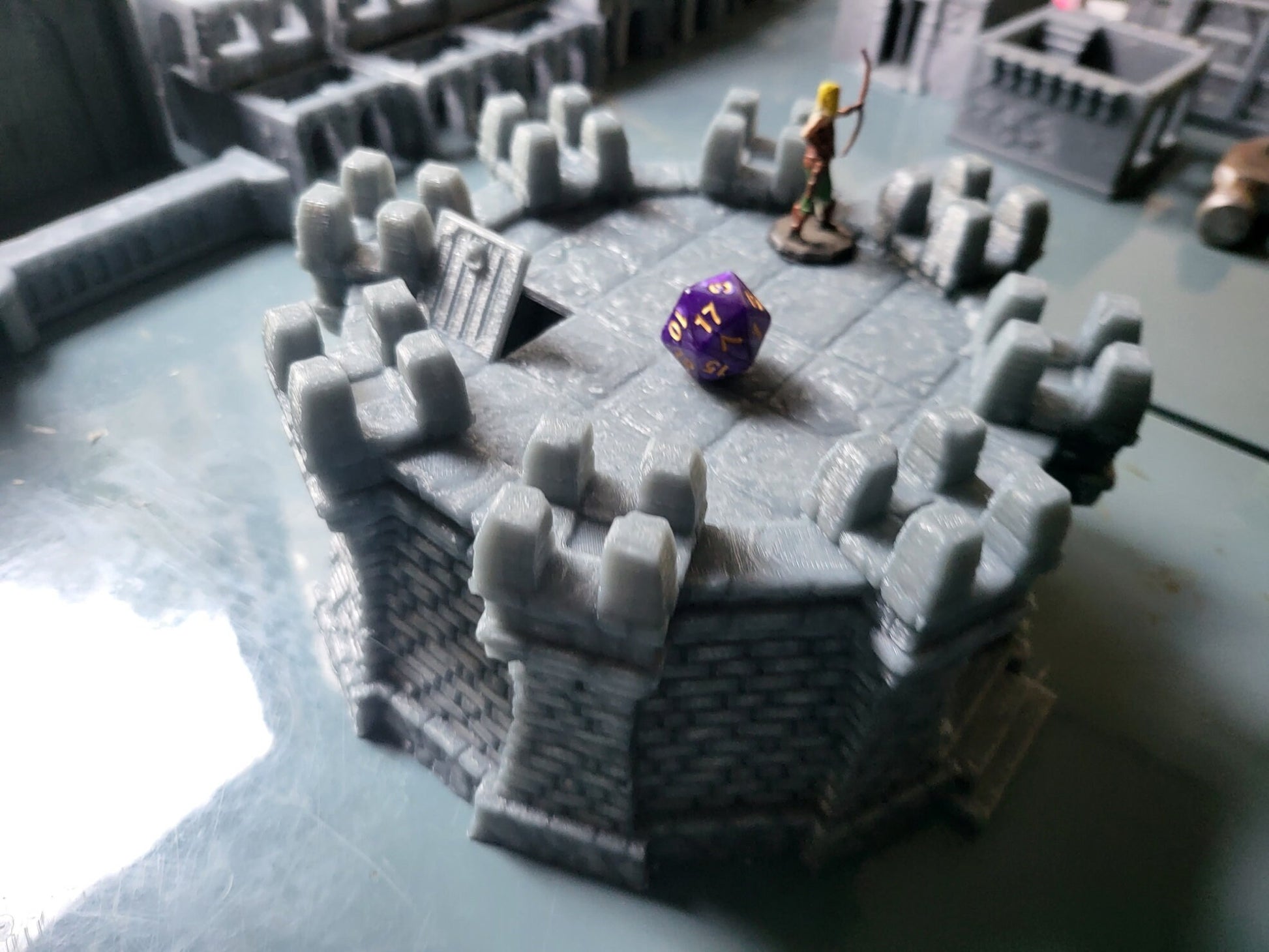 Ulvheim Small Tower, 28mm, Tower, Dnd Terrain, Gaming Miniature, Tabletop Scenery