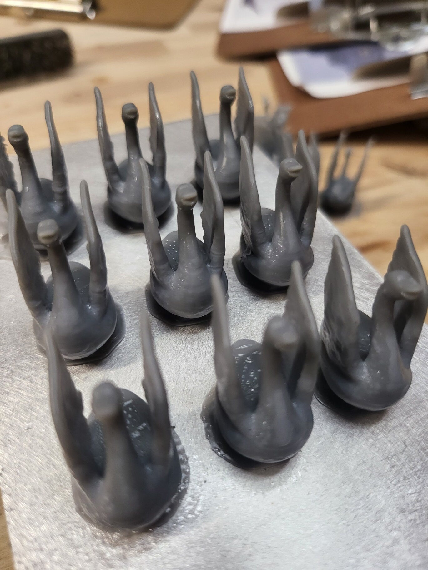 Swan, Pond, Bird, Swans, Birds, Water Birds, Swan Scatter, Water, Scatter, Miniatures, Dungeons and Dragons, Warhammer, Accessories, water feature, water