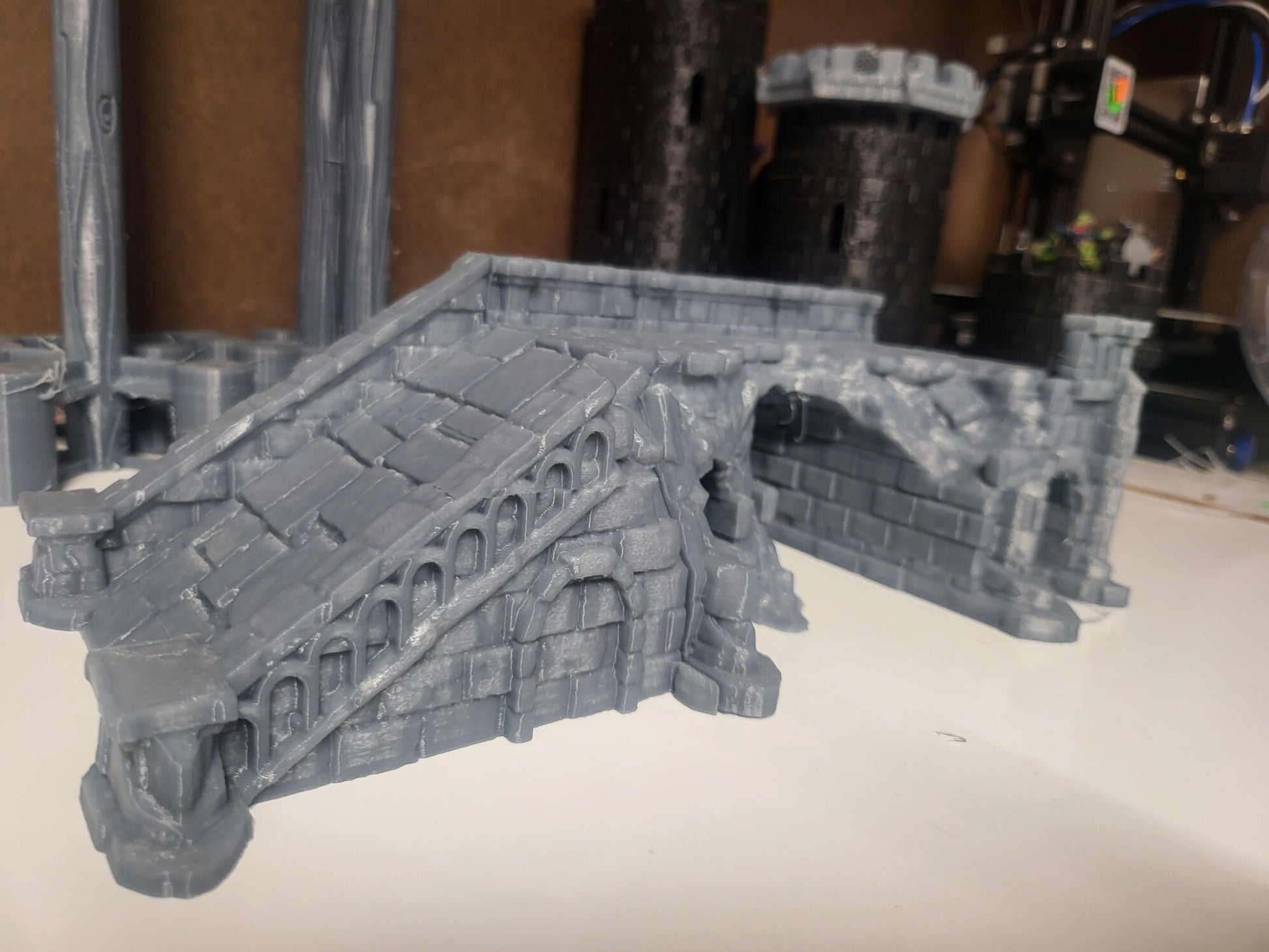 Arkenfel Stone Bridge ruins, Dungeons and Dragons, warhammer, tabletop Terrain,