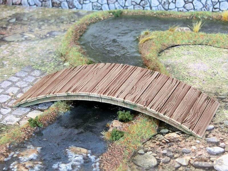 Bridges,samurai, samurai Castle, ninja, japanese, japan, Dungeons and Dragons, Castle, palace, Castle Terrain, wargaming, miniatures, 3D printed, Fantasy Inn, Fantasy Terrain, RPG Terrain, Age of Sigmar, Fantasy Village, Tabletop, Bridge Set