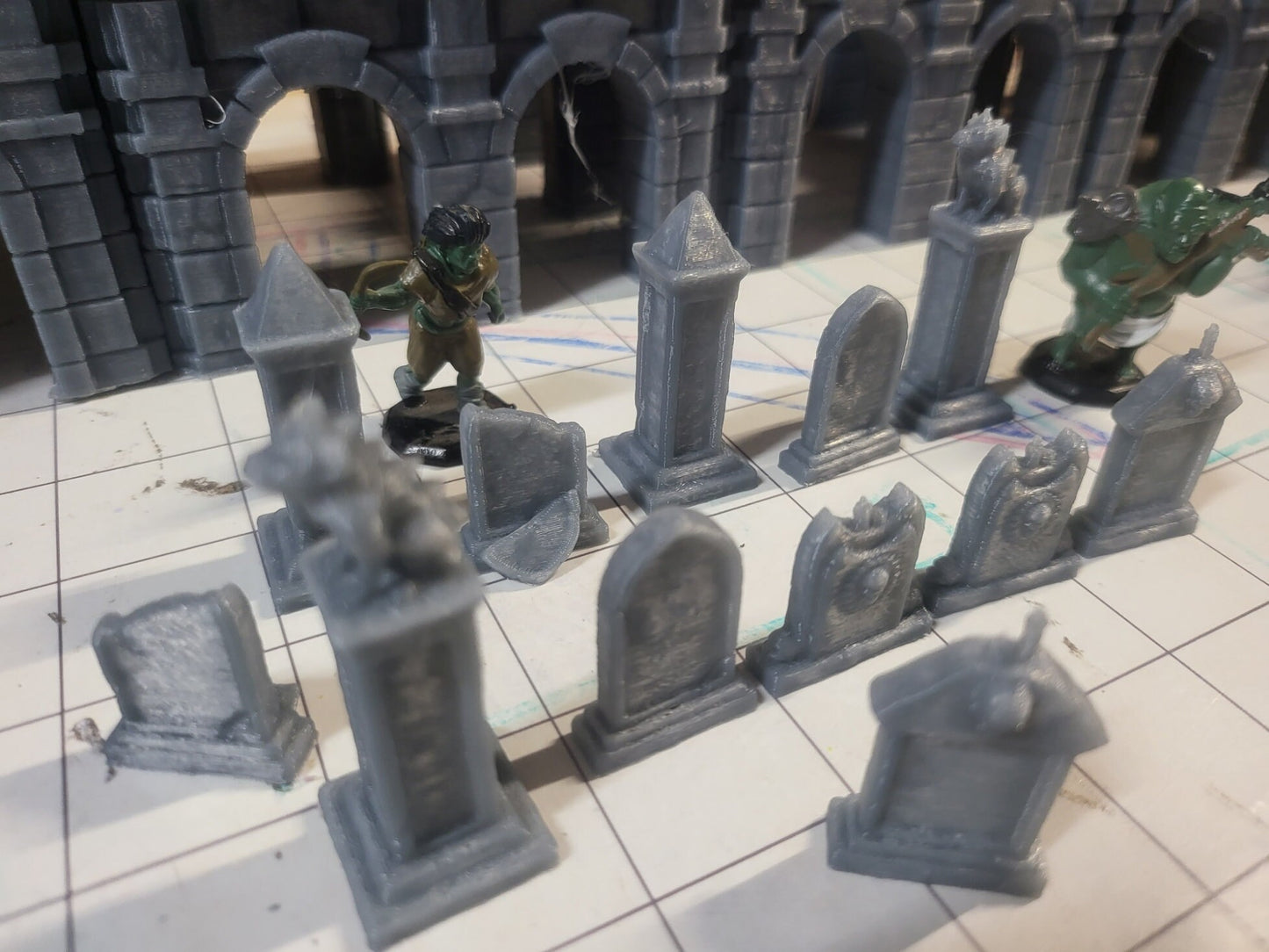 tombstone, cemetery, graveyard, tomb, death, halloween, all hallows eve, stones, headstones, gaming, dungeons and dragons, fantasy, scare