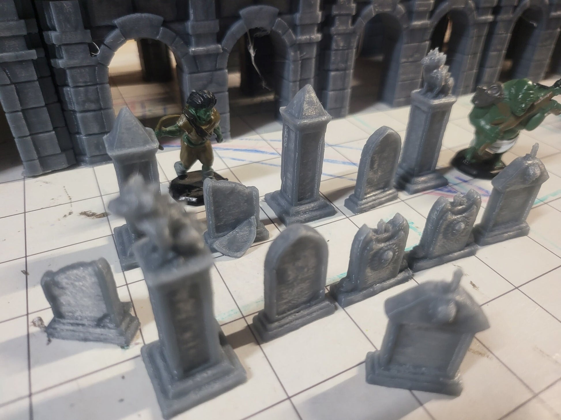tombstone, cemetery, graveyard, tomb, death, halloween, all hallows eve, stones, headstones, gaming, dungeons and dragons, fantasy, scare