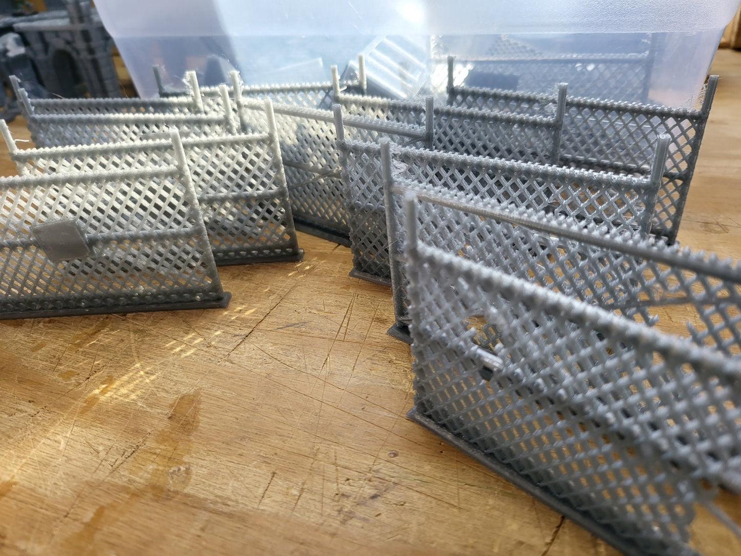 Dumpster, Pole, Alley, STreet Corner, Gift, Fences, fence, fencing, trash, garbage, debris, street terrain, urban terrain, warhammer terrain, warhammer streets, wargaming, war terrain, gaming terrain