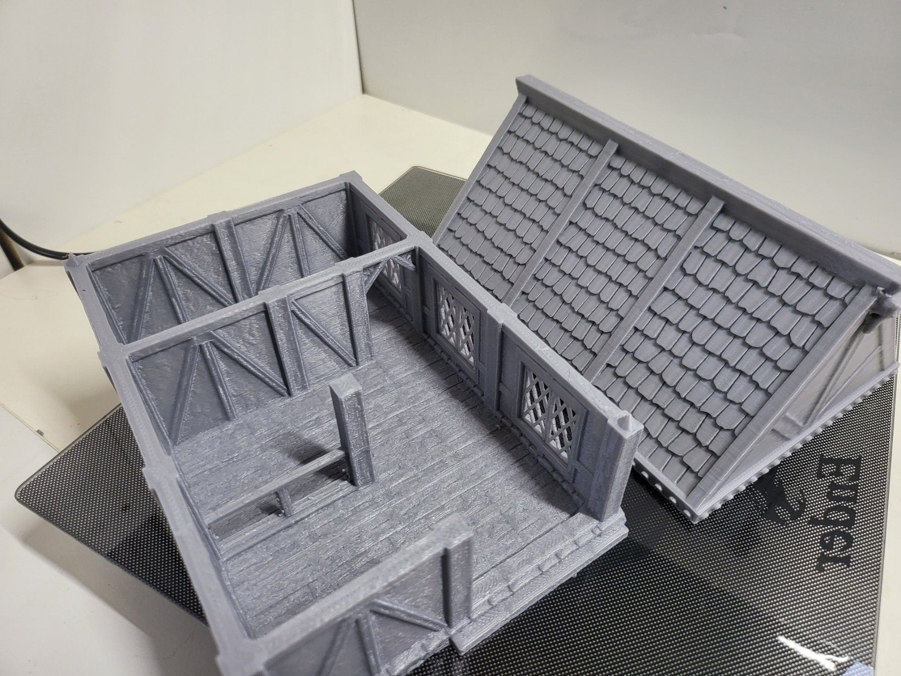Stable, Mordheim, dungeons and Dragons, Horses, houses, Tabletop, Fantasy Terrain, Town Set, Town and Market, Mordheim Set, Wargaming, Dungeons and Dragons, Lord of the rings, RPG Set, Village Set, building set, small town, Market