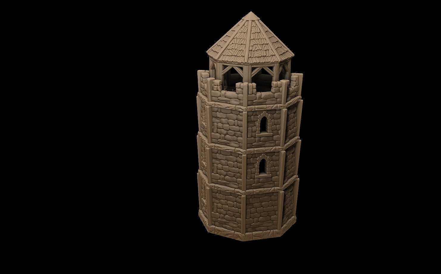 Guard Tower, Guard, Tower, Watch Tower, Guard Post, Blacksmith, forge, Smithy,Stormhill, city set, town set, House, Terrain, Tabletop, Tabletop Terrain, Tabletop Gaming, Dungeons and Dragons, Wargaming, DnD, D&D, city, tabletop games