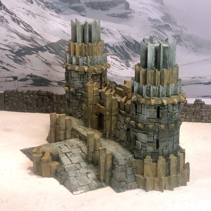 Barracks, Dark Elf, underdark Terrain, Forgotten Realms, underdark mountain, dnd terrain, dungeons and dragons, wargaming, war terrain, training, underdark barracks, tabletop scenery, tabletop terrain