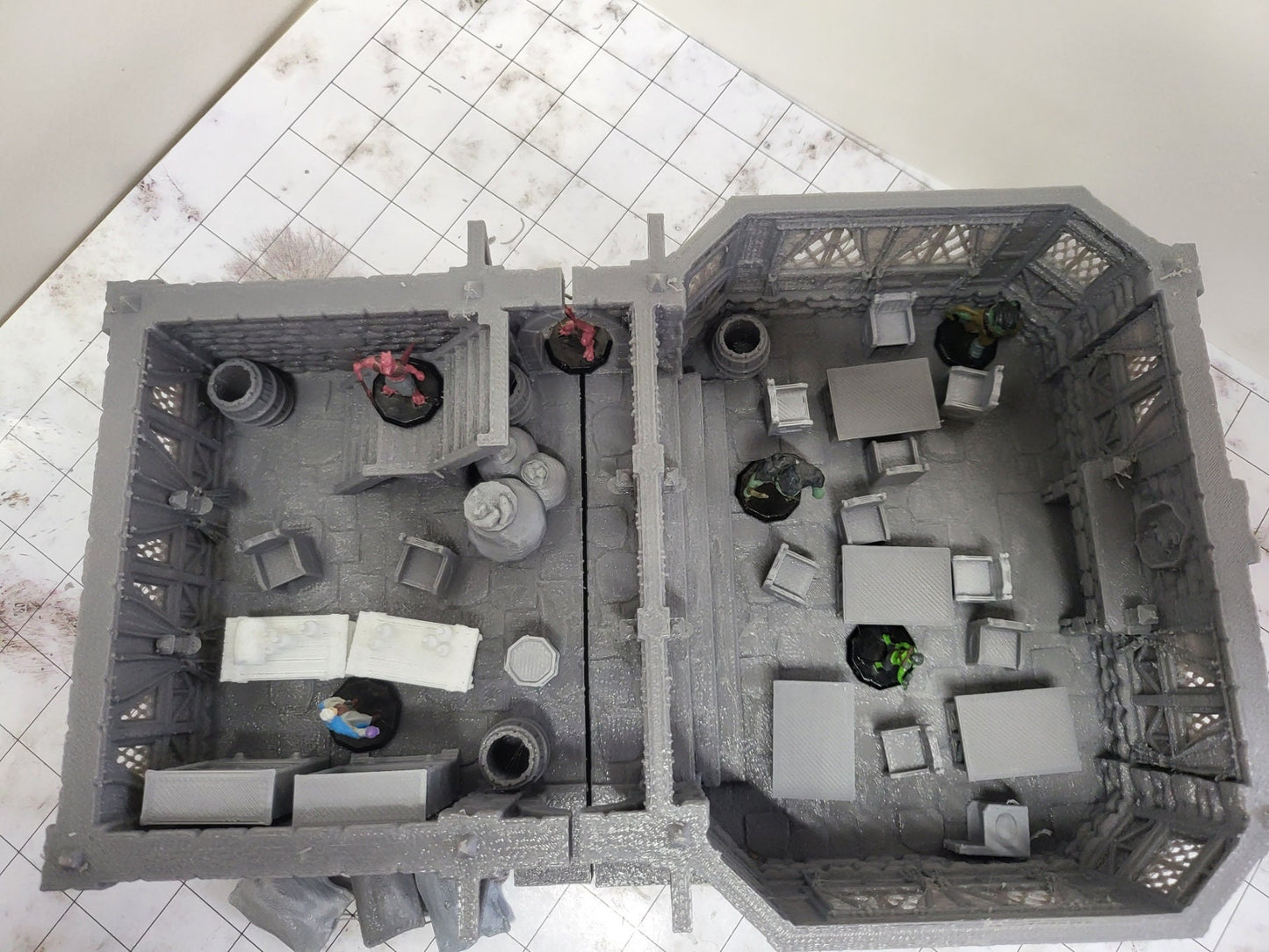 Brothel, Swan, House, Sex, Dnd, dungeons and dragons, town, companion, campaign, tabletope scenery, tabletop games, tabletop terrain, terrain, village whore house, whore house, house, tavern, adventure, bar, pub