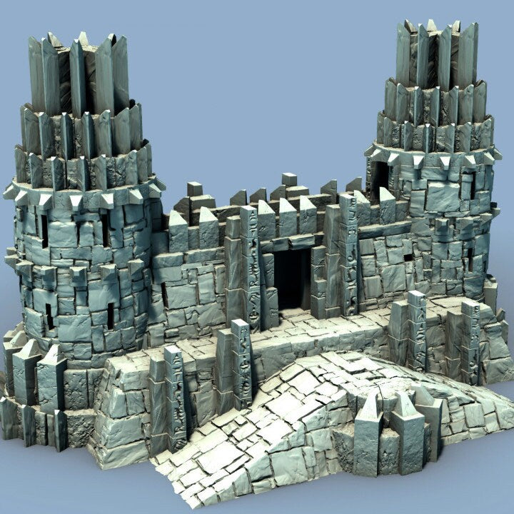 Barracks, Dark Elf, underdark Terrain, Forgotten Realms, underdark mountain, dnd terrain, dungeons and dragons, wargaming, war terrain, training, underdark barracks, tabletop scenery, tabletop terrain