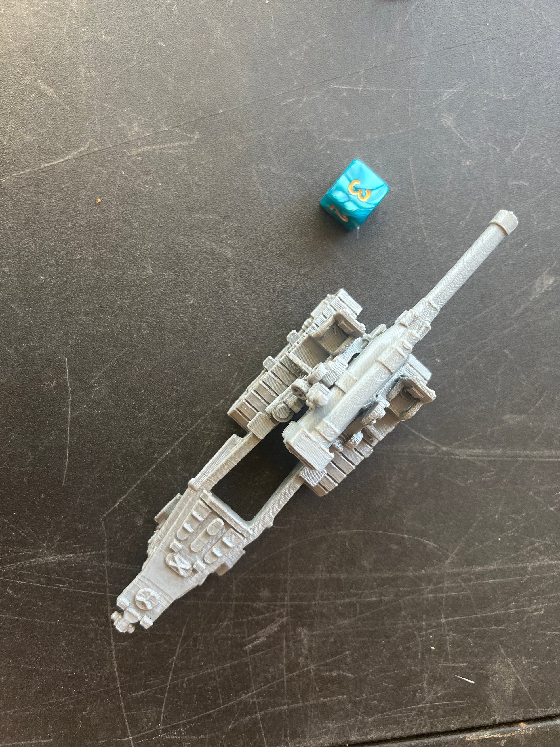 B4-5 howitzer, artillery, Soviet Era, Post War, cold war, tabletop gaming, tabletop terrain