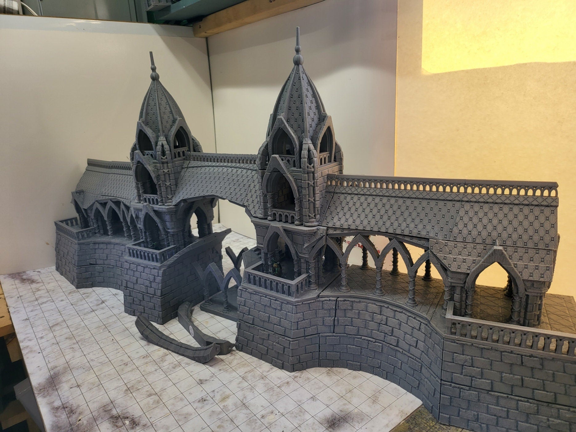 Elven Promenade - Dark Realms 15mm, 28mm, 32mm Terrain - Warhammer - Dungeons and Dragons - 28mm Terrain - warhammer terrain