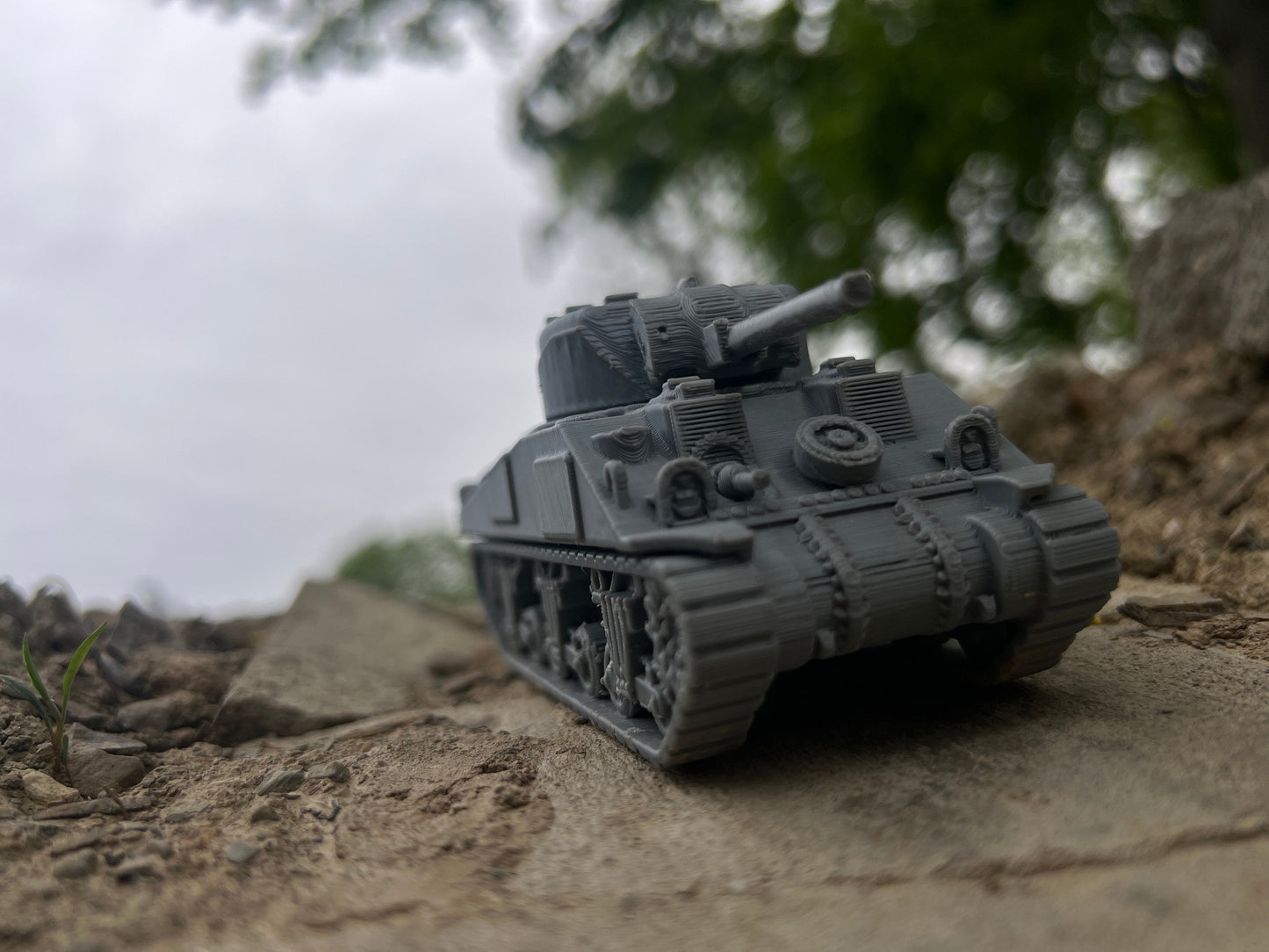 M4A3 Sherman, Tank, , Modern warfare, Tabletop terrain, WW2,