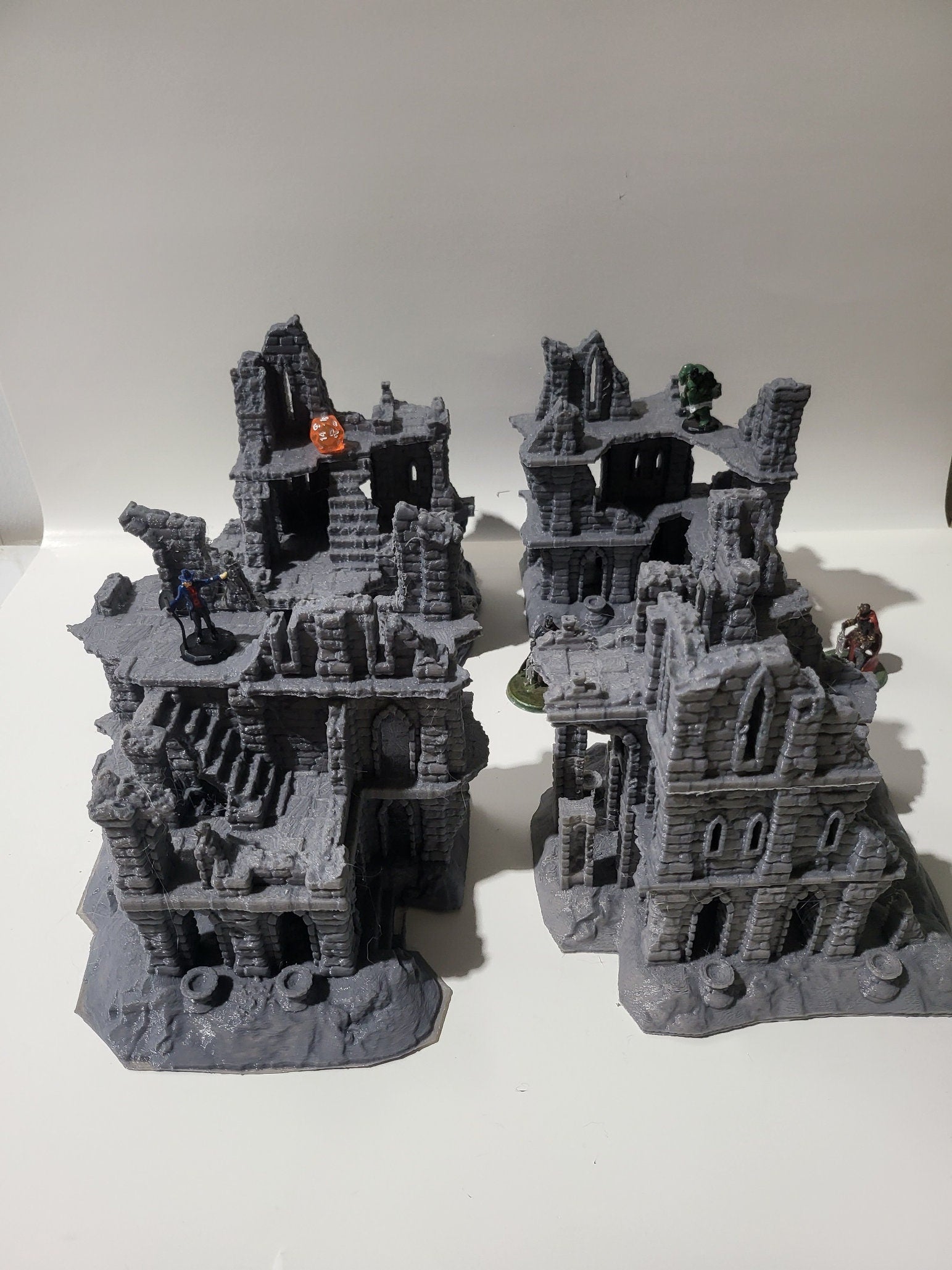 Old City Ruins, Ambush Grounds, Ruined Castle, Ruins, DndTerrain, Dungeons and Dragons