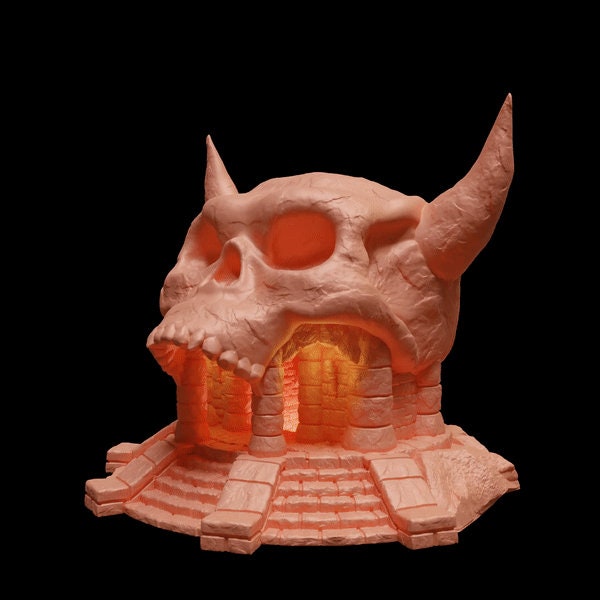 Tabletop RPG Terrain, Cave Entrance, Undead Passage, DnD Cave, Pathfinder Entrance, PLA 3D Printed, RPG Cave Set, Gaming Miniatures, Undead Scenery, Custom Terrain, Horror Terrain, Tabletop Dungeon, RPG Terrain Set