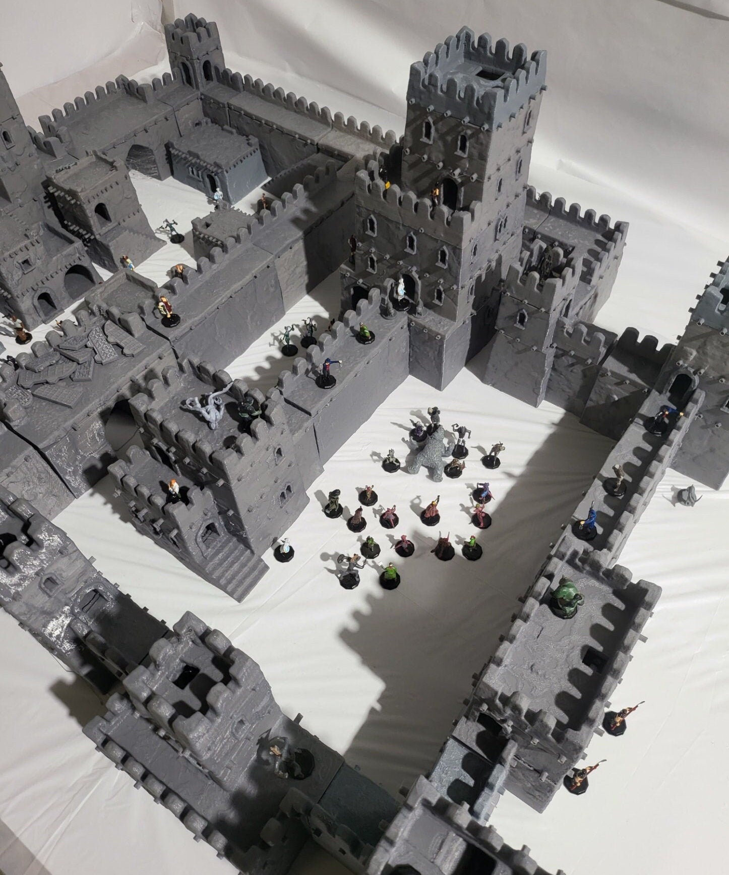 Desert Castle Complex, Desert Huts, Desert Castle, Desert Town, Mud Castle, Dungeons and Dragons, Tabletop Terrain
