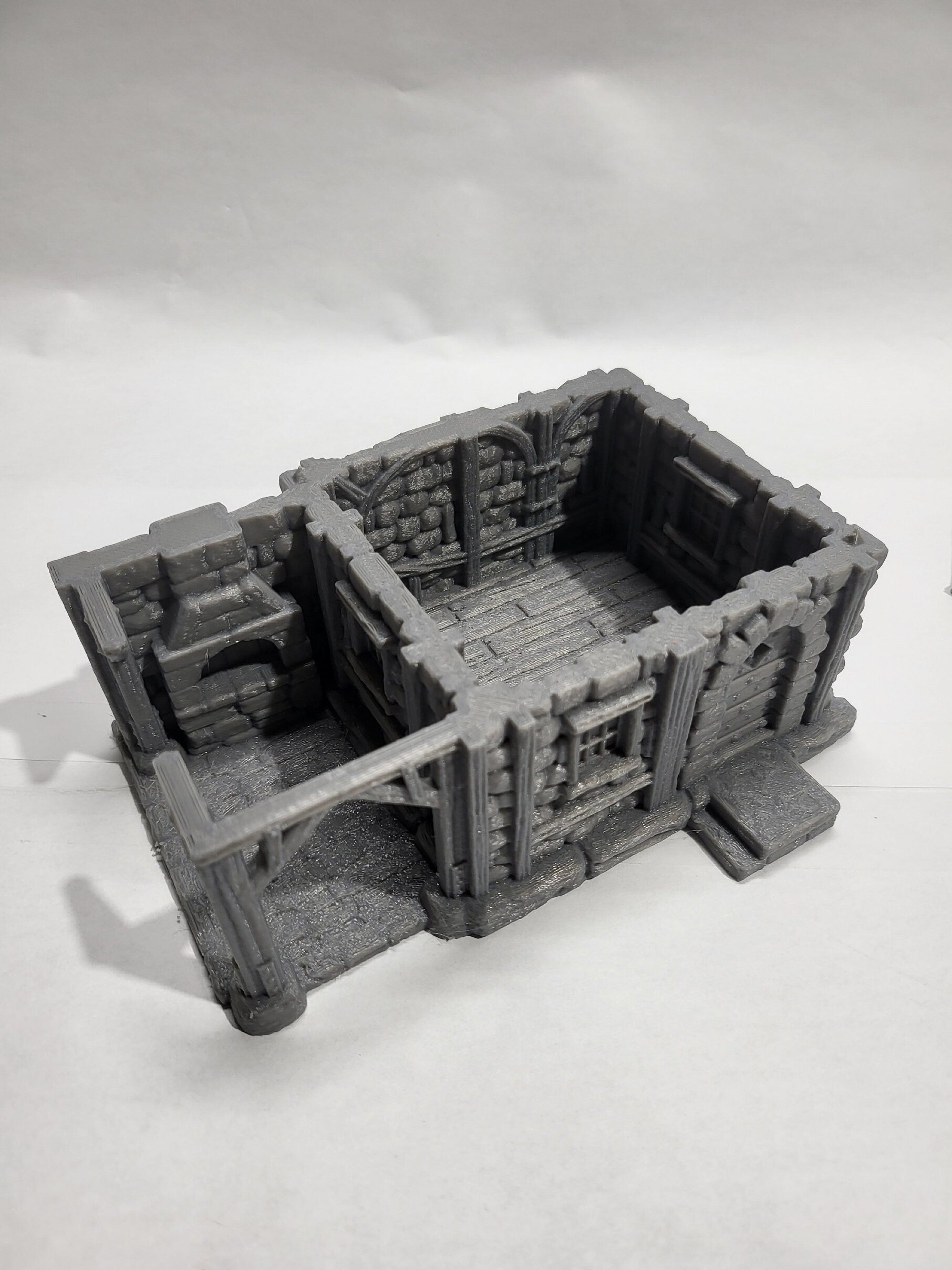 DnD Miniature, 40k Terrain, Train Terrain, Tabletop Town, Tabletop Game, Dnd Table, DND Terrain, DND Miniatures, gaming terrain, 28mm Castle, 28mm Terrain, warhammer, time keeper