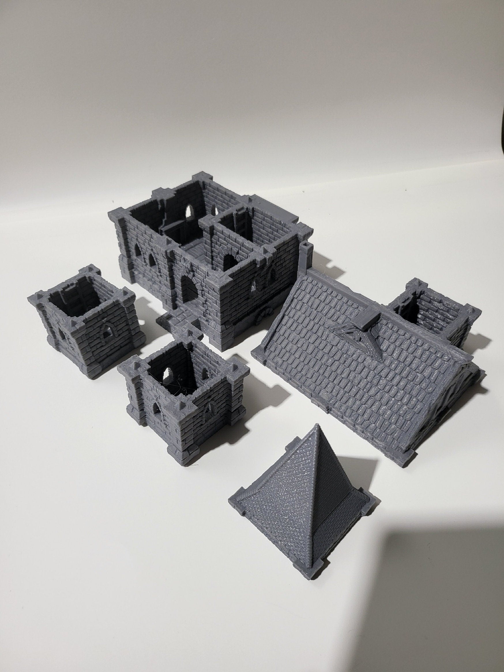 Tower House of Ulvheim 28mm Scale - Warhammer - Dungeons and Dragons - 28mm Terrain - warhammer terrain