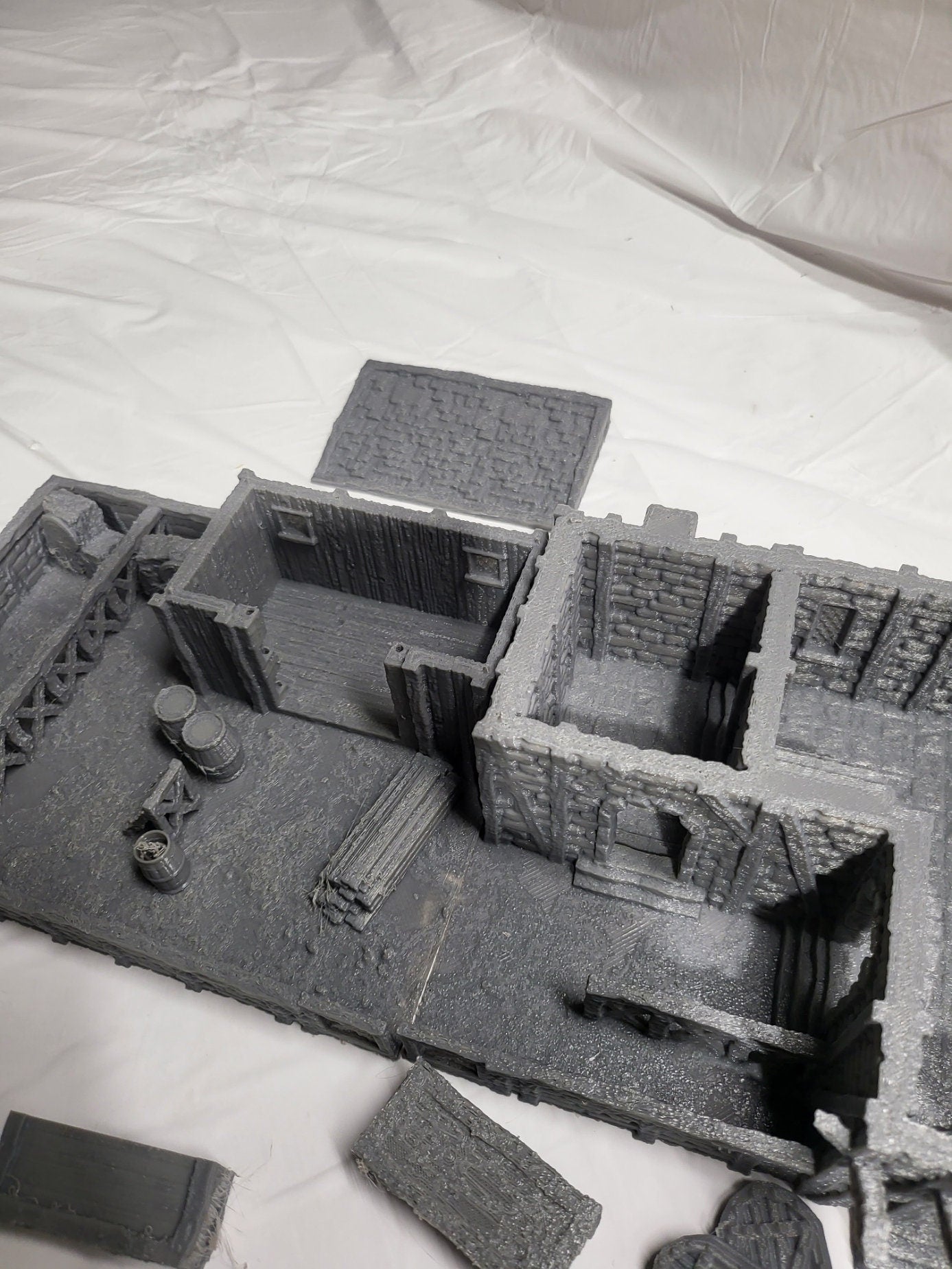 Archers Guild, Bow maker, Christmas, Castle Terrain, wargaming, Dungeons and Dragons, miniatures, 3D printed, Fantasy Inn, Fantasy Terrain, RPG Terrain, Age of Sigmar, Fantasy Village, Tabletop, Tabletop terrain, Tabletop RPG, Buildings,Archery