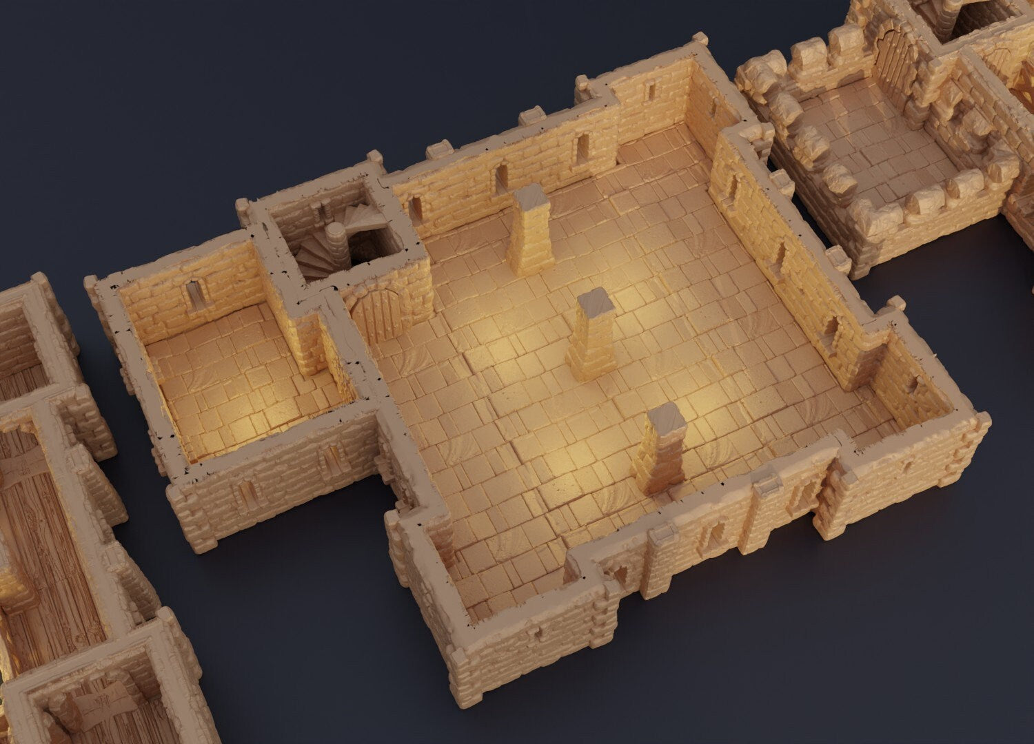dnd terrain, Dungeons and Dragons, Dungeon Master, Bundle, board game, warhammer 40k, star wars, dnd dice, birthday gift, miniatures, role playing games, cyberpunk, Desert Terrain, Necromancer, City of the damned, Modheim