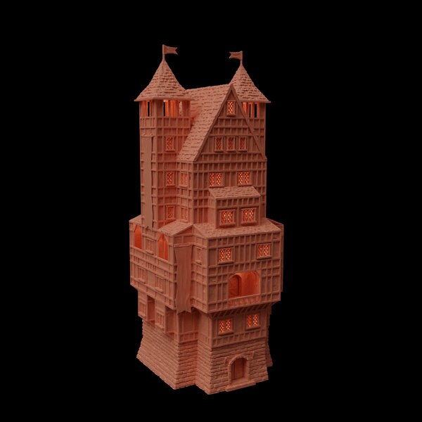 Governor House City Building Mansion High Rise building 7 Stories,City Terrain