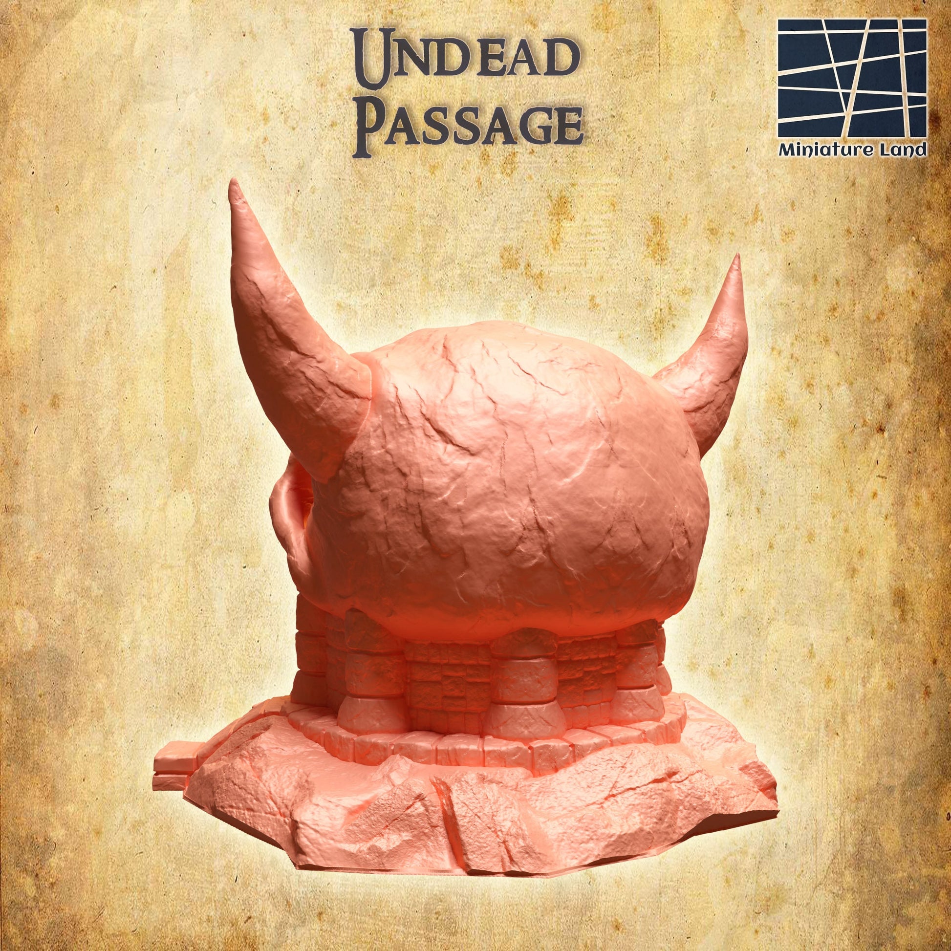 Tabletop RPG Terrain, Cave Entrance, Undead Passage, DnD Cave, Pathfinder Entrance, PLA 3D Printed, RPG Cave Set, Gaming Miniatures, Undead Scenery, Custom Terrain, Horror Terrain, Tabletop Dungeon, RPG Terrain Set