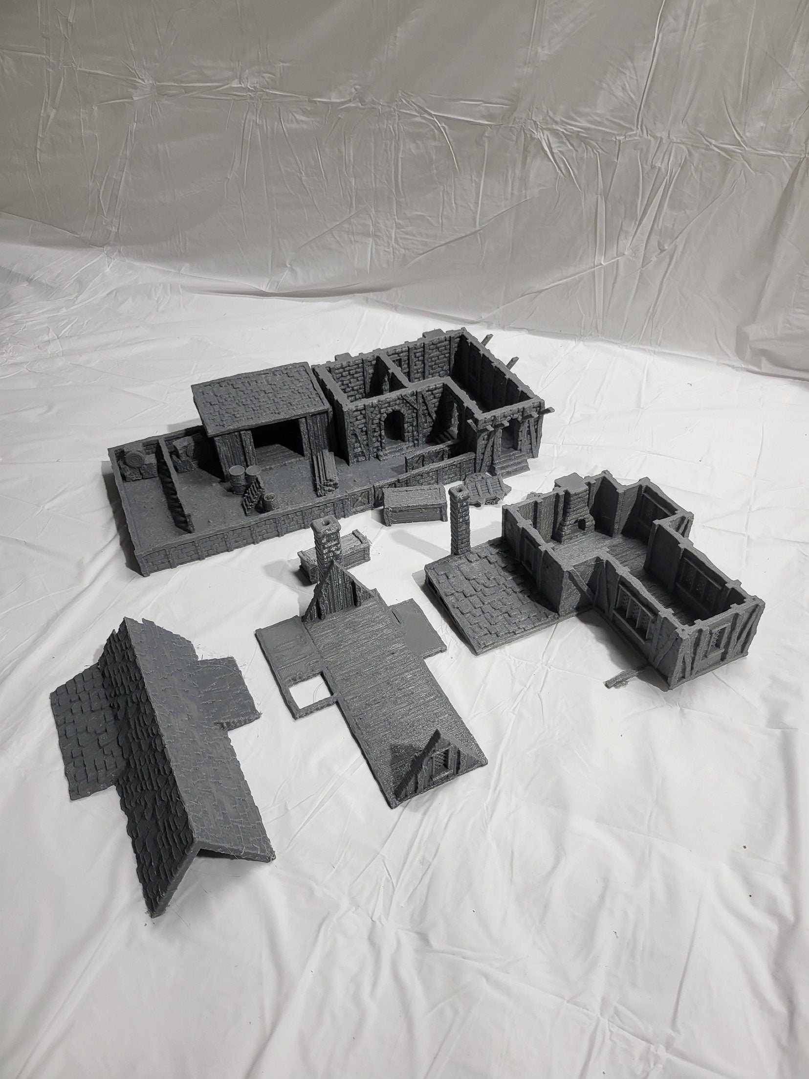 Archers Guild, Bow maker, Christmas, Castle Terrain, wargaming, Dungeons and Dragons, miniatures, 3D printed, Fantasy Inn, Fantasy Terrain, RPG Terrain, Age of Sigmar, Fantasy Village, Tabletop, Tabletop terrain, Tabletop RPG, Buildings,Archery