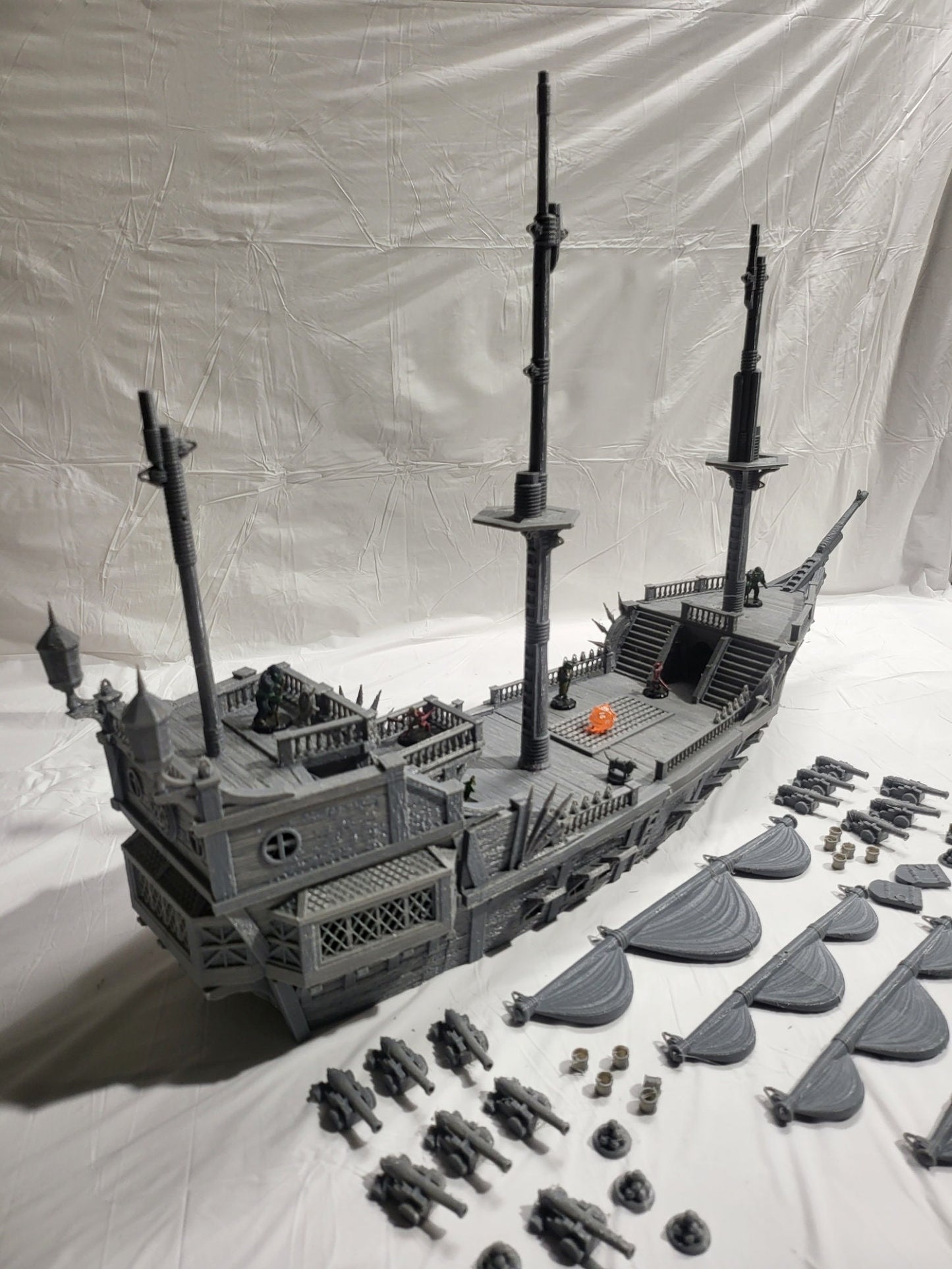 Game Board, Ship, Pirate SHip, Cargo Ship, Shipping Vessel, Seaport, Harbor ship, DND Terrain, DND Miniatures, gaming terrain, Pirate, 28mm Terrain, Pirate vessel, Pirate Terrain, Pirate merchant, Merchant ship, Village, Jack Sparrow, carrack, boat
