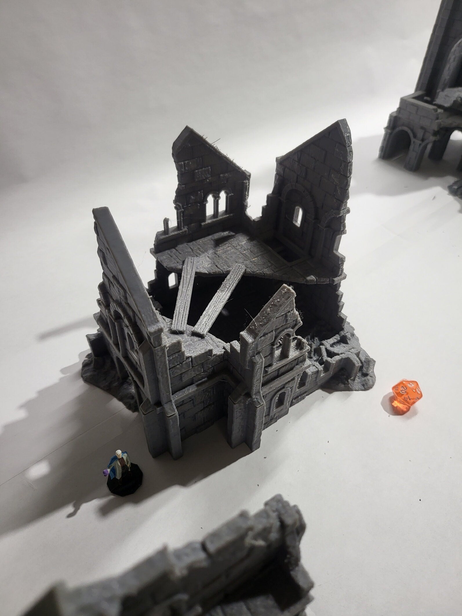 Common House Ruins, Arkenfel House 4 ruins, Warhammer Ruins, Warhammer terrain, Dungeons and Dragons Terrain, Dnd Ruins, Ruins