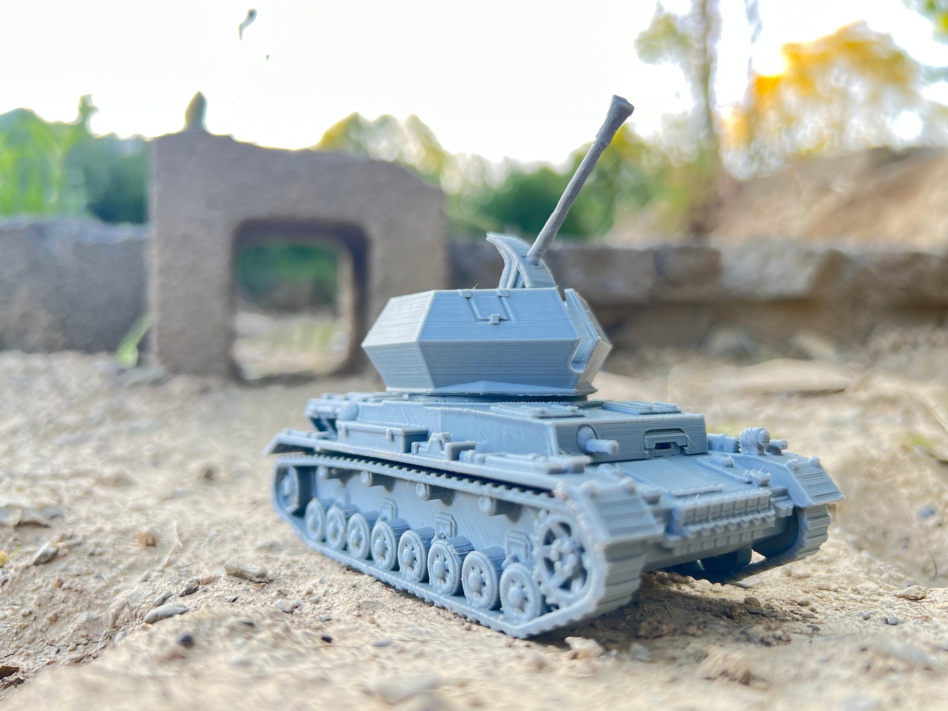 Ostwind, German, , Modern warfare, Tabletop terrain, WW2, WWII,