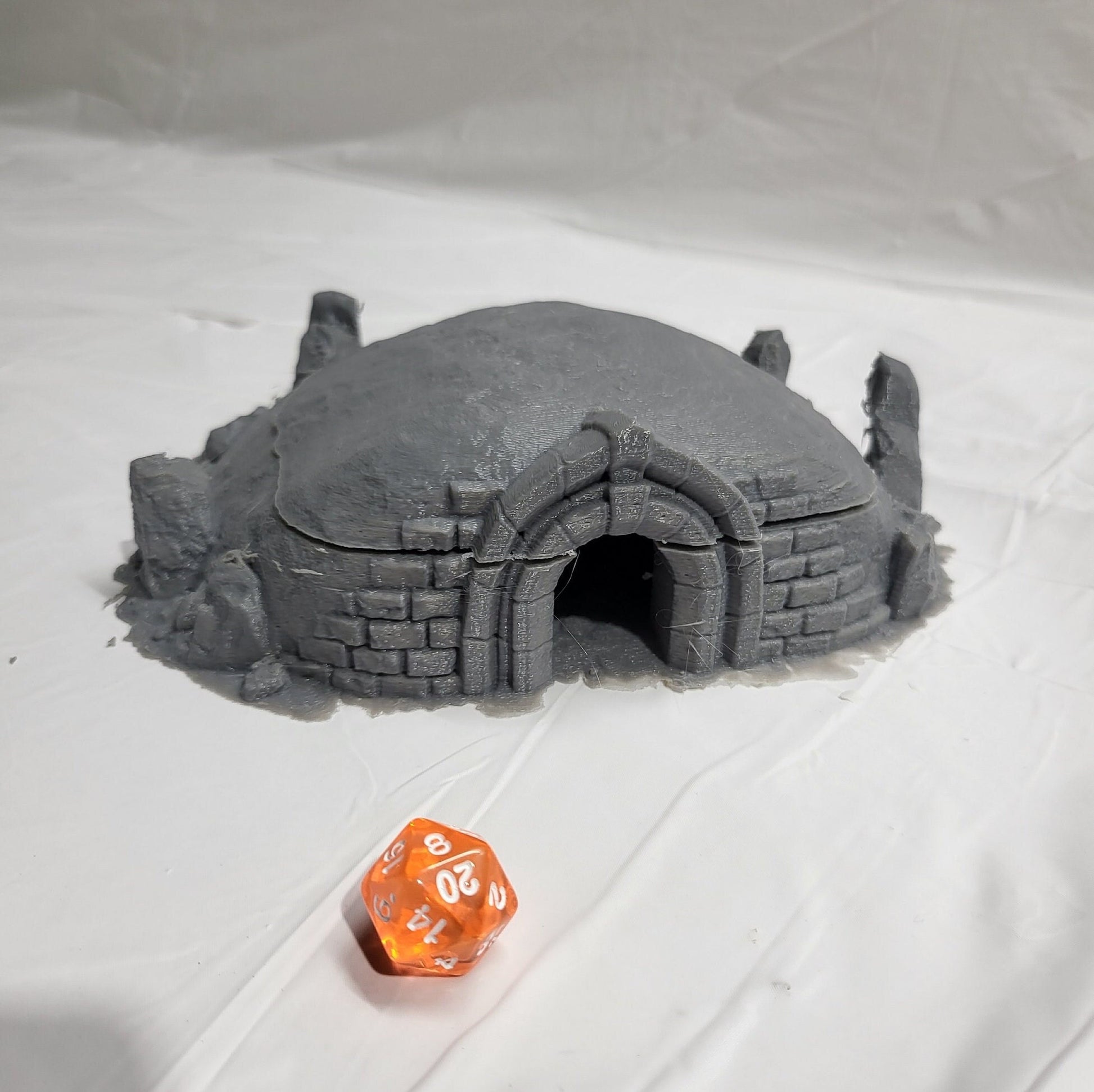 Wolds Barrow Village, Hobbit Burrows, Berrytyne Barrows, Burrows, Small Burrow Set, Dungeons and Dragons, Tabletop Terrain