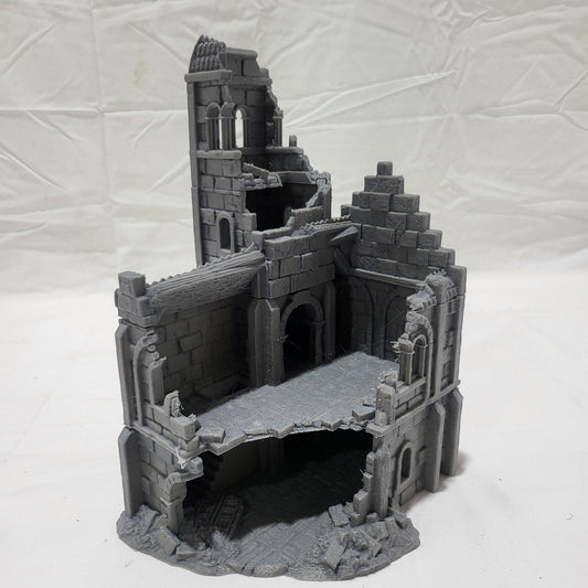 City Building 3 Ruins , Arkenfel House 3 Ruins, Osgiliath 3 Ruins, , Dungeons and Dragons, 28mm Terrain, terrain