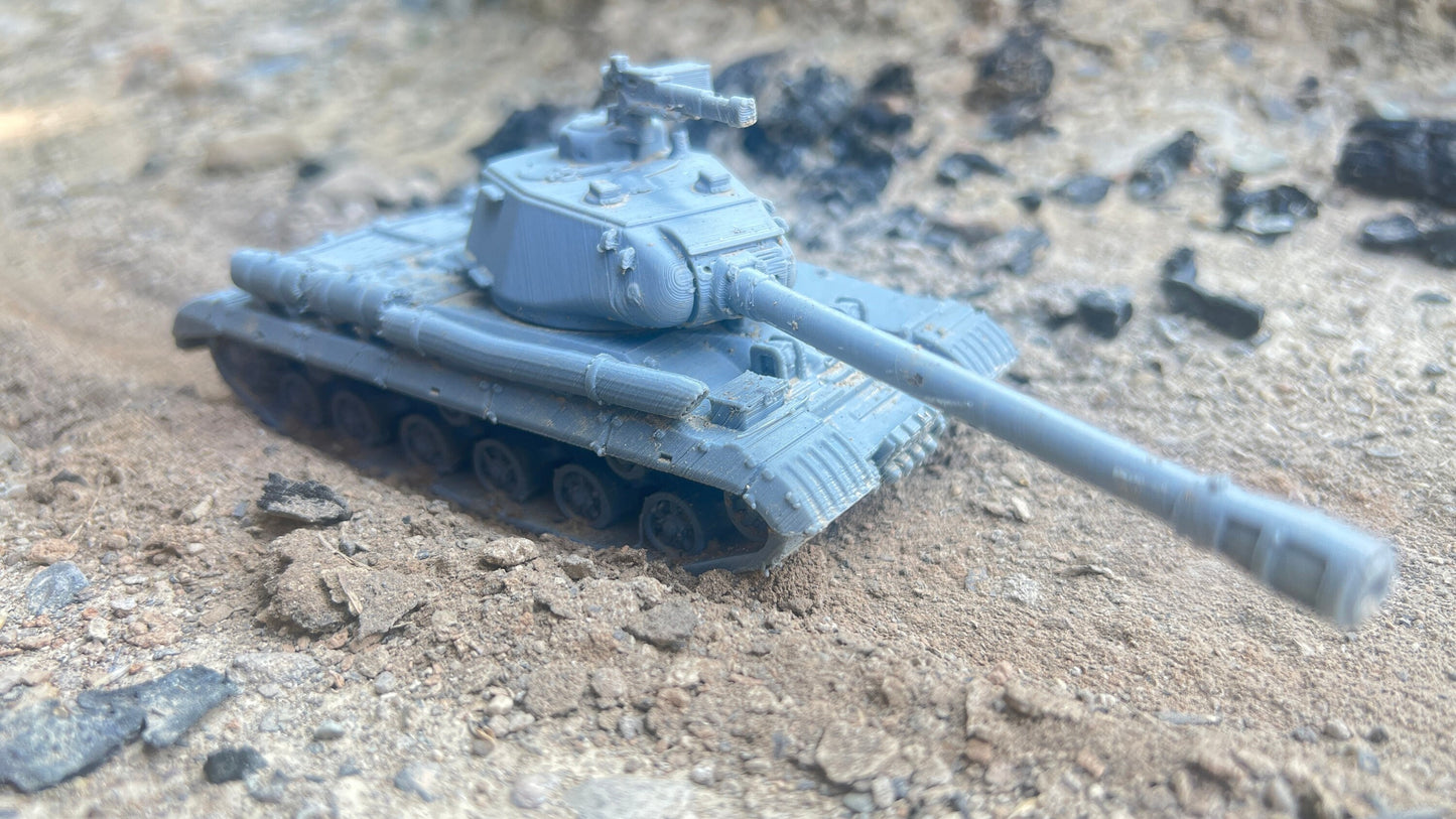IS-2M, Anti tank, Soviet Era, Post War, cold war, tabletop gaming, tabletop terrain, tank