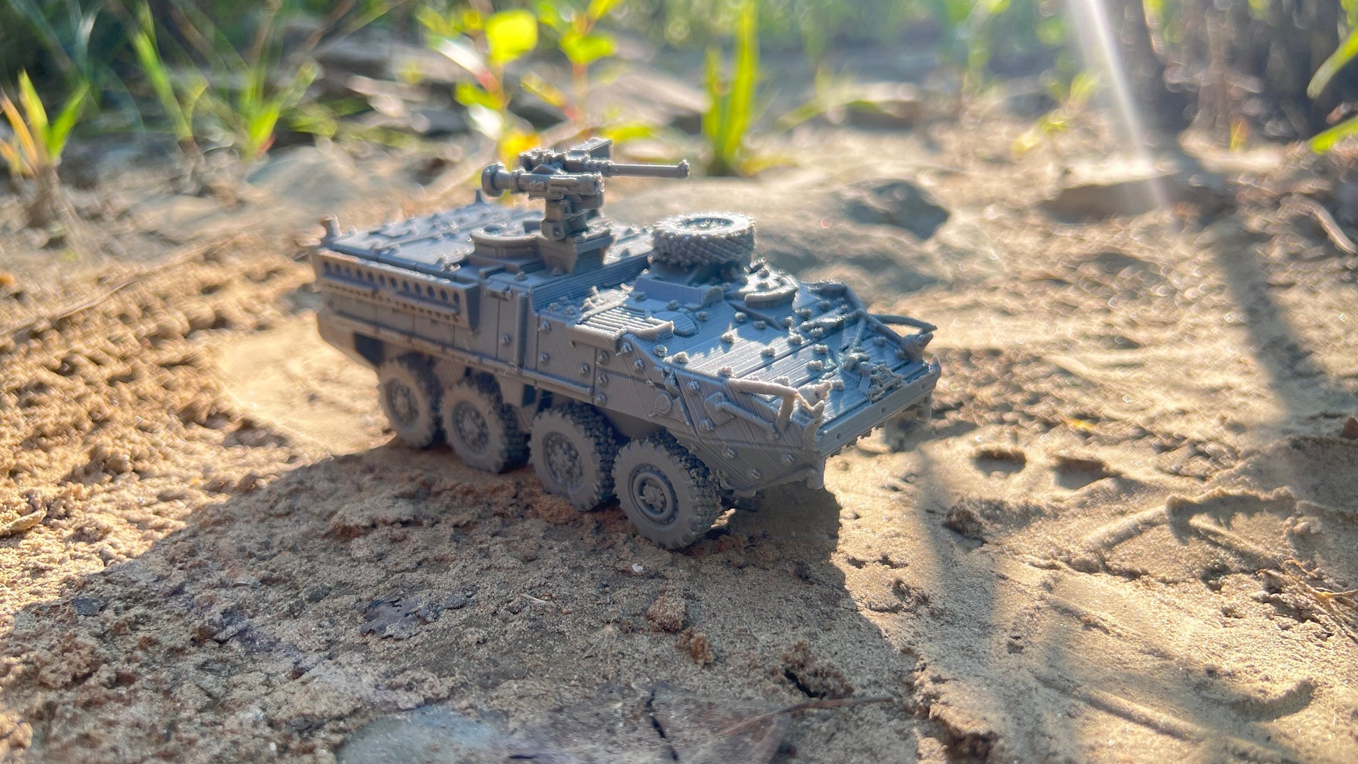 Stryker, M1126 Stryker CROW-J , , Modern warfare, Tabletop terrain, WW2, Modern tank,