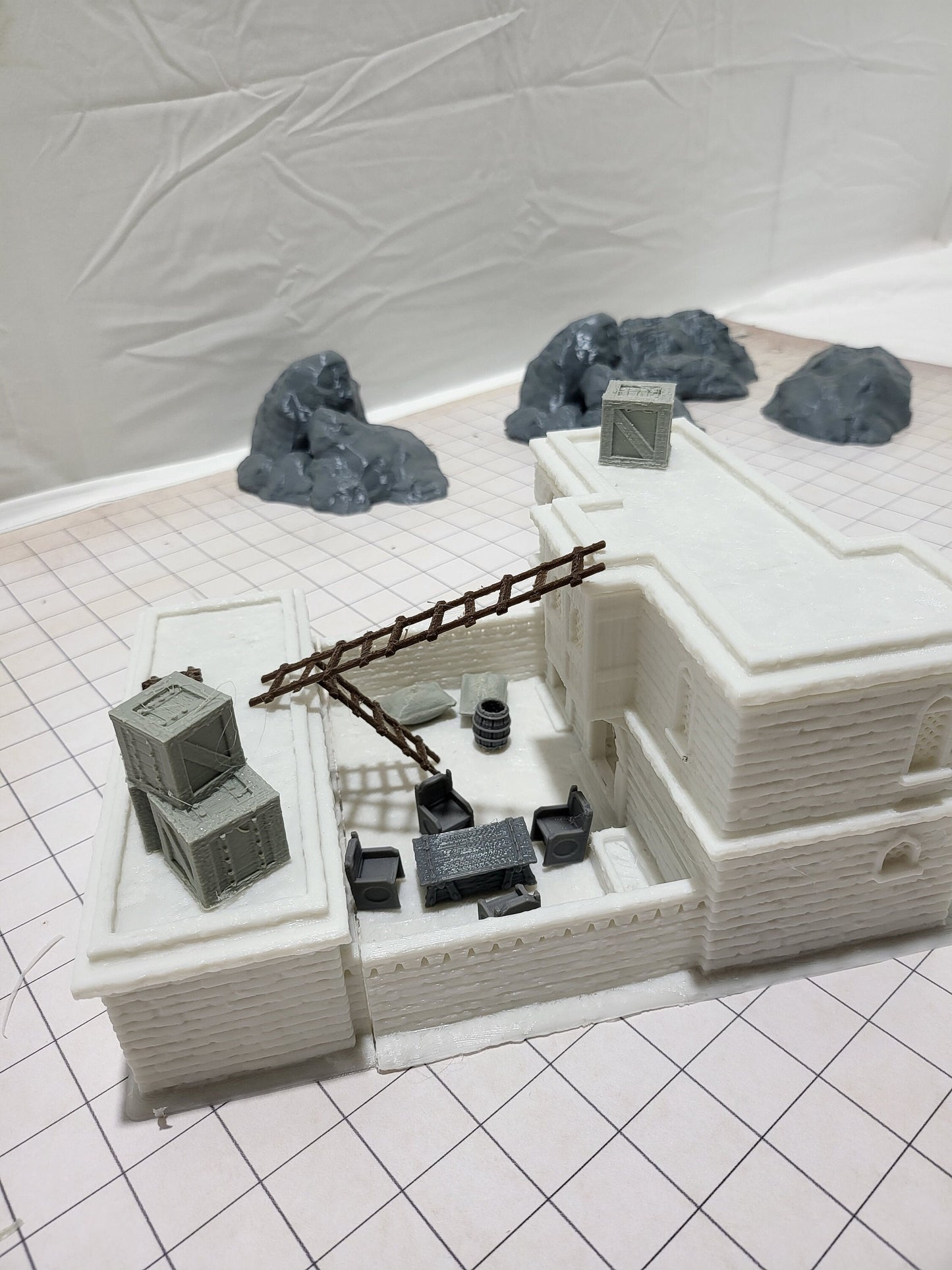 Desert Manor, Arabian Manor, Desert terrain, dungeons and dragons