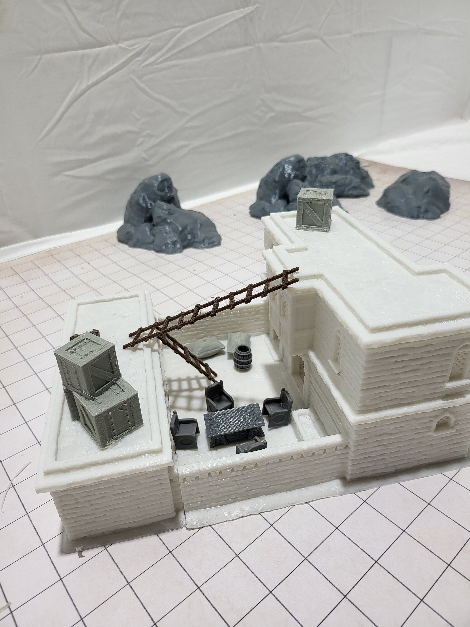 Desert Manor, Arabian Manor, Desert terrain, dungeons and dragons