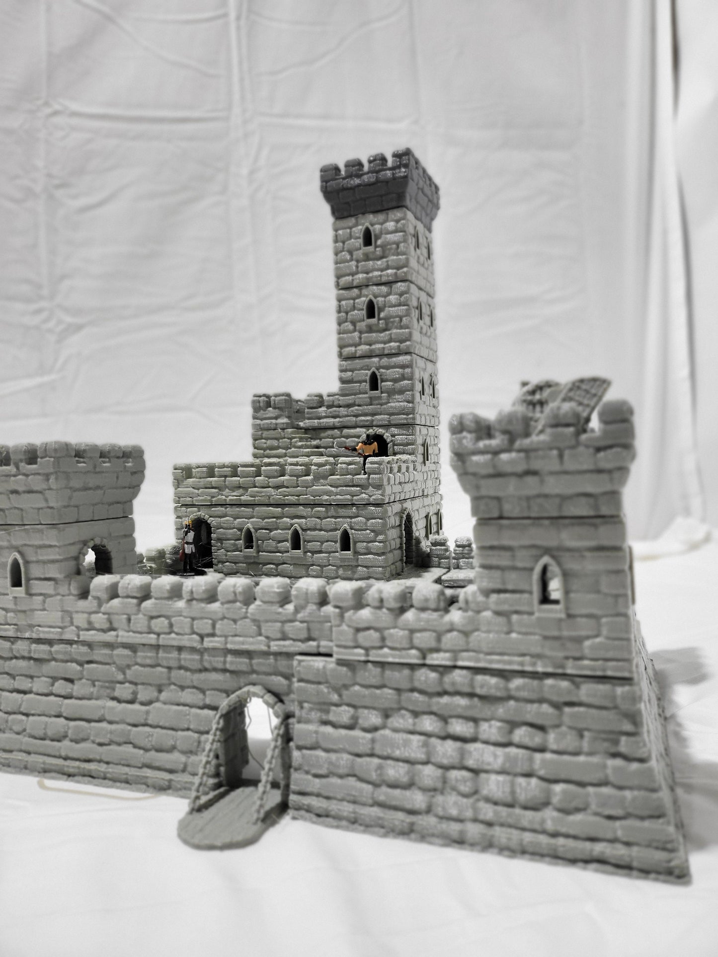 Island Castle, Castle, Fortress, Island Fort, Small Fort, Castle Clostra, Fort, Dungeons and Dragons, Castle Terrain, tabletop terrain, Tabletop Gaming, Wargaming, RPG, Terrain, Stockade, dnd building terrain, 28mm castle, dungeons and dragons gift