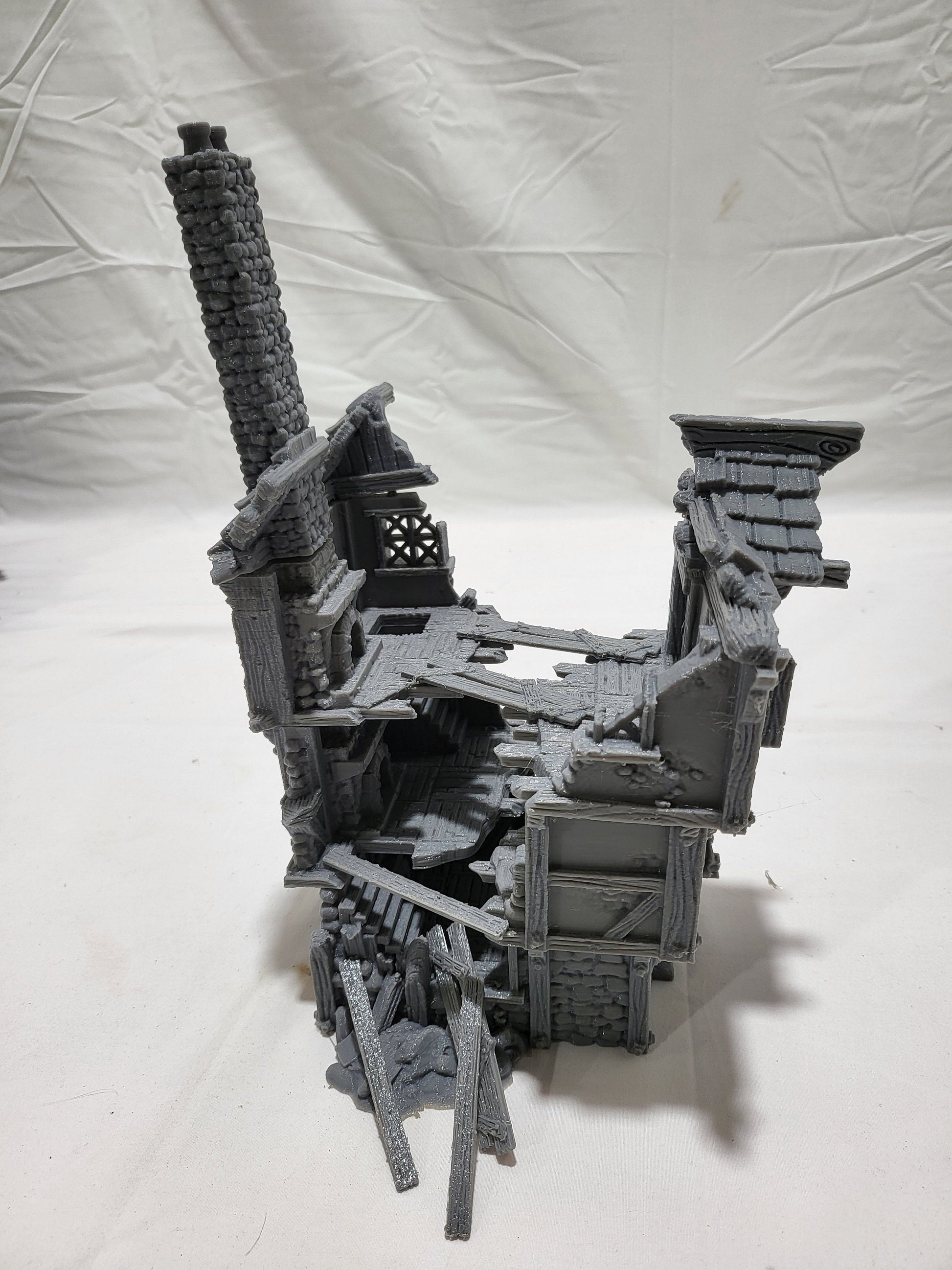 Ruins, Barenfall, Ruin terrain, War Terrain, Dark Realms, Tower, Tower Ruins, Arkenfel, Tower or Sorrow, Warhammer, Dungeons and Dragons, Warhammer Terrain, gift, Terrain Gift, 28mm terrain, Tabletop Terrain