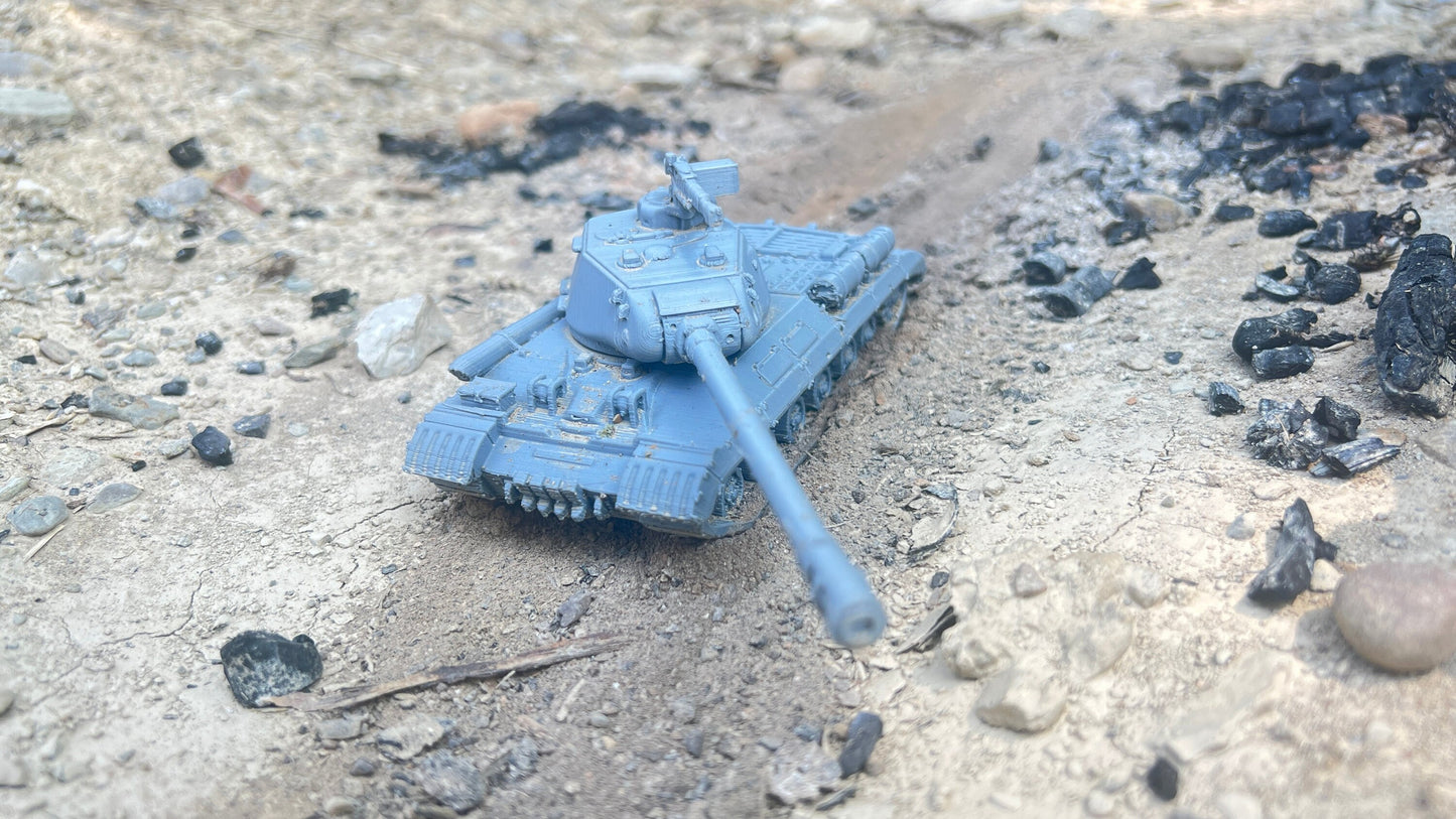 IS-2M, Anti tank, Soviet Era, Post War, cold war, tabletop gaming, tabletop terrain, tank