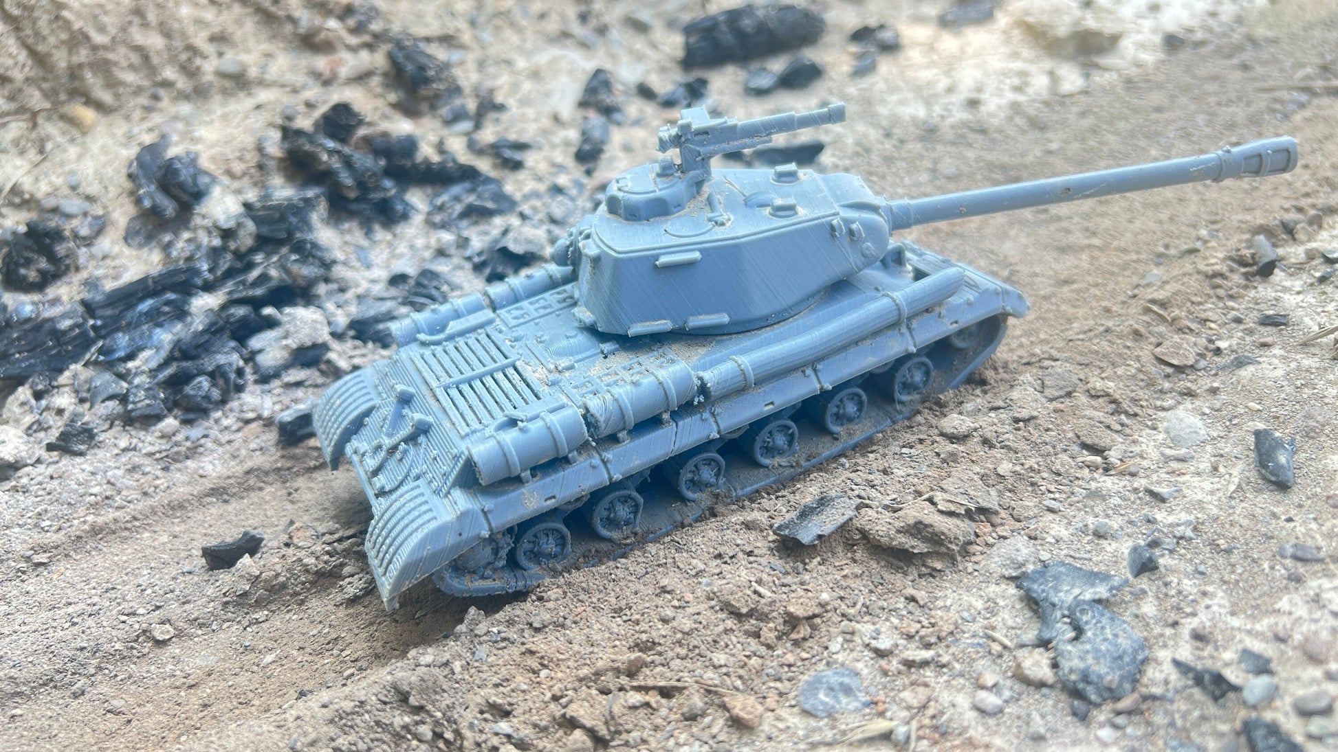 IS-2M, Anti tank, Soviet Era, Post War, cold war, tabletop gaming, tabletop terrain, tank